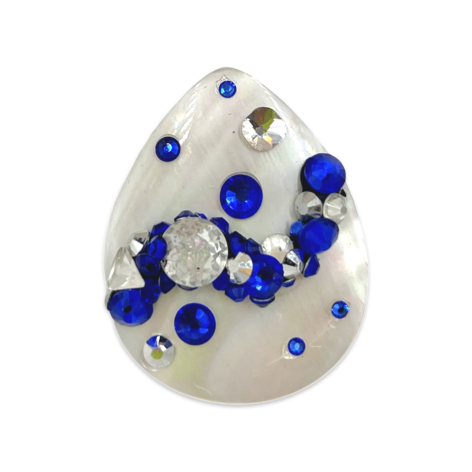 Zora Blue Glimmering Pin