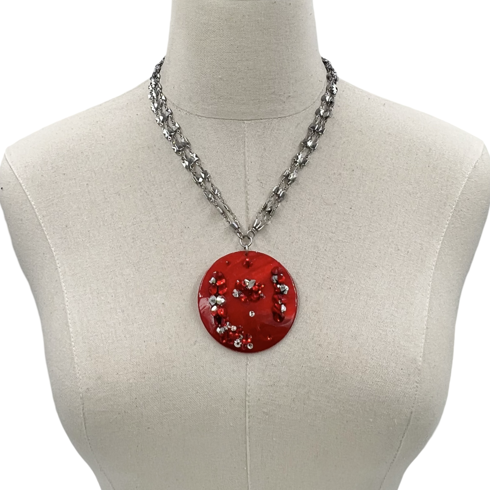Red Distinct Necklaces
