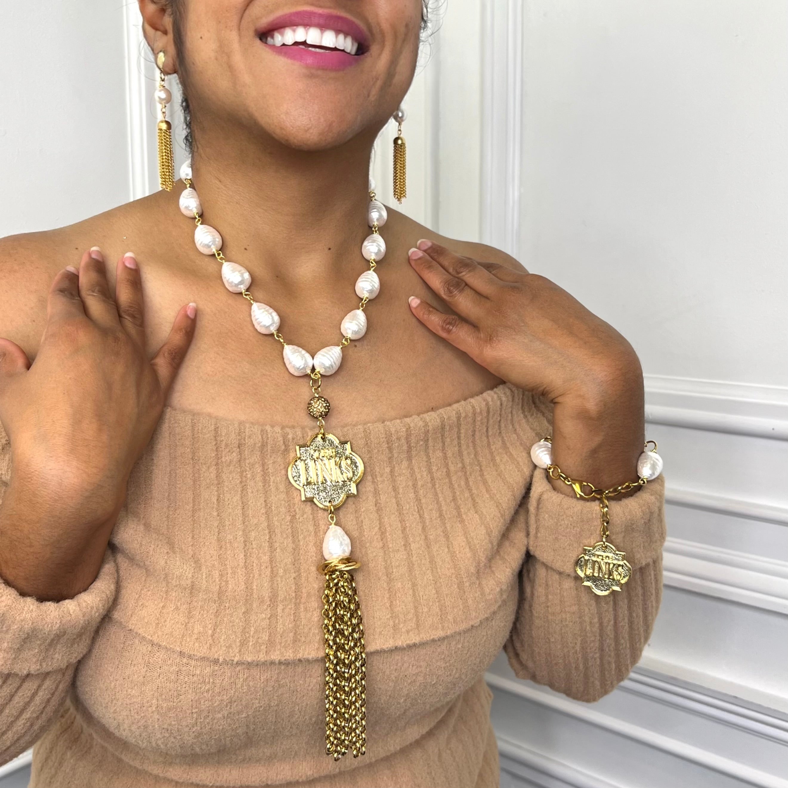 Links Tides Tassel Necklace