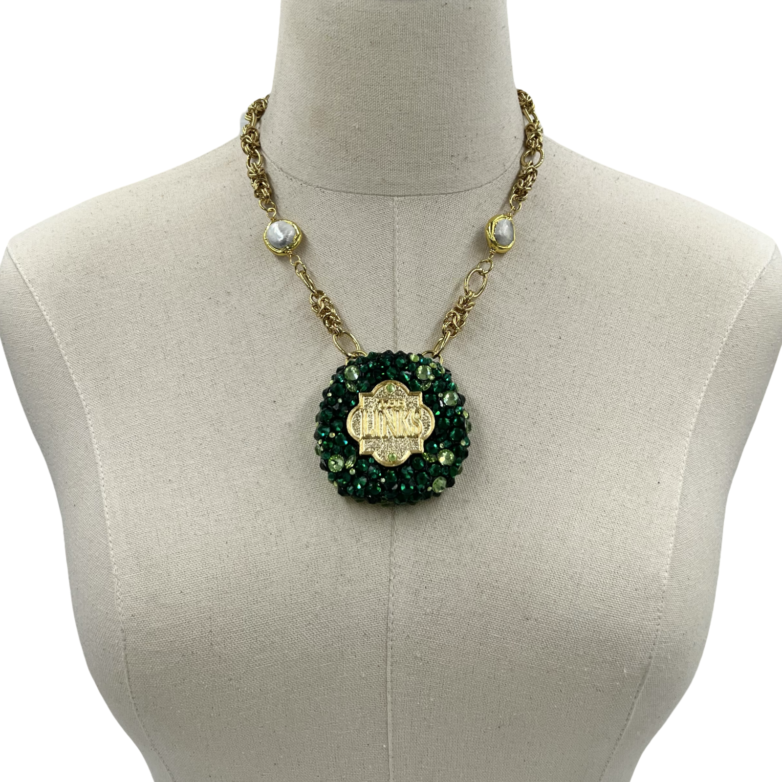 Links Book Bling Necklace