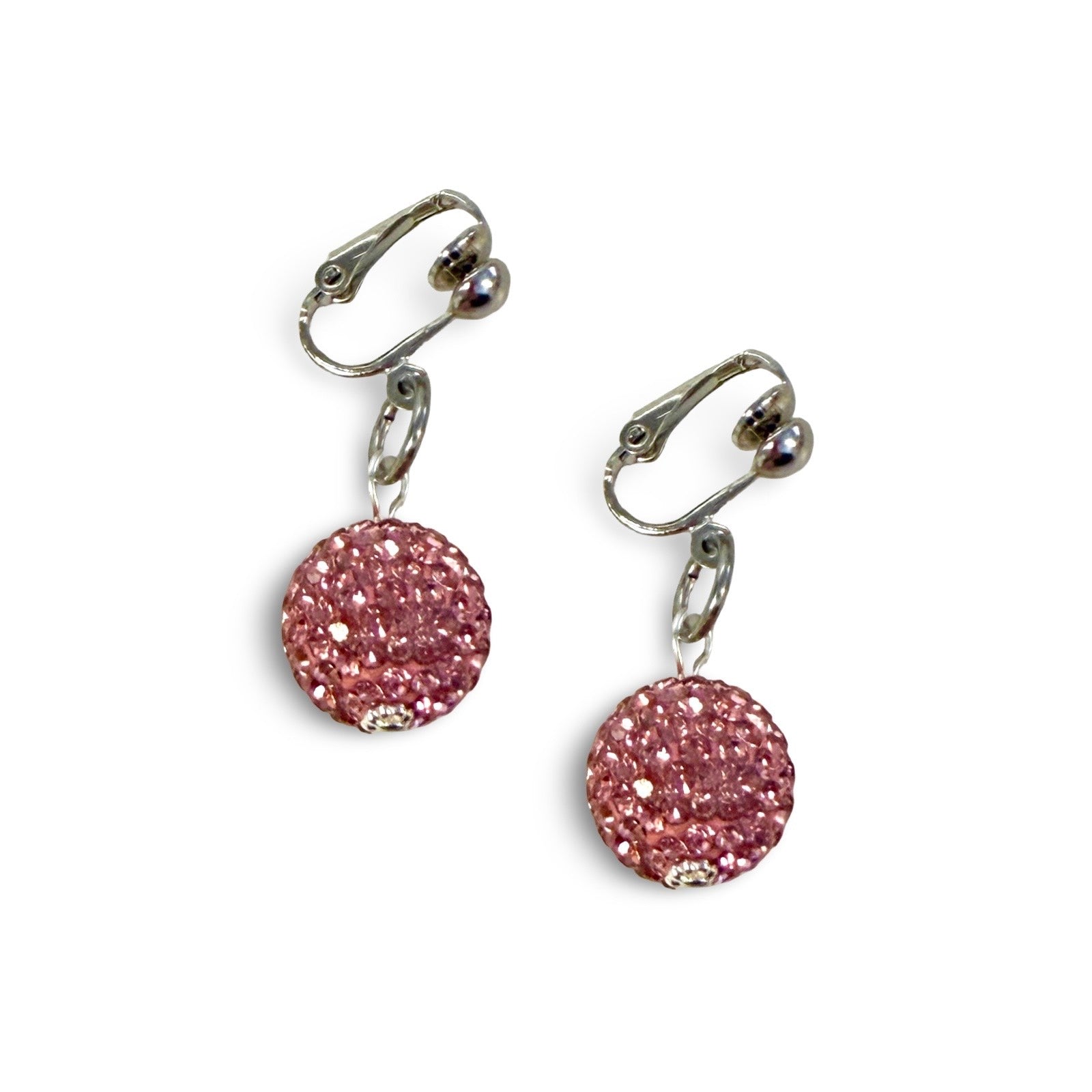 Pink Pave Earrings