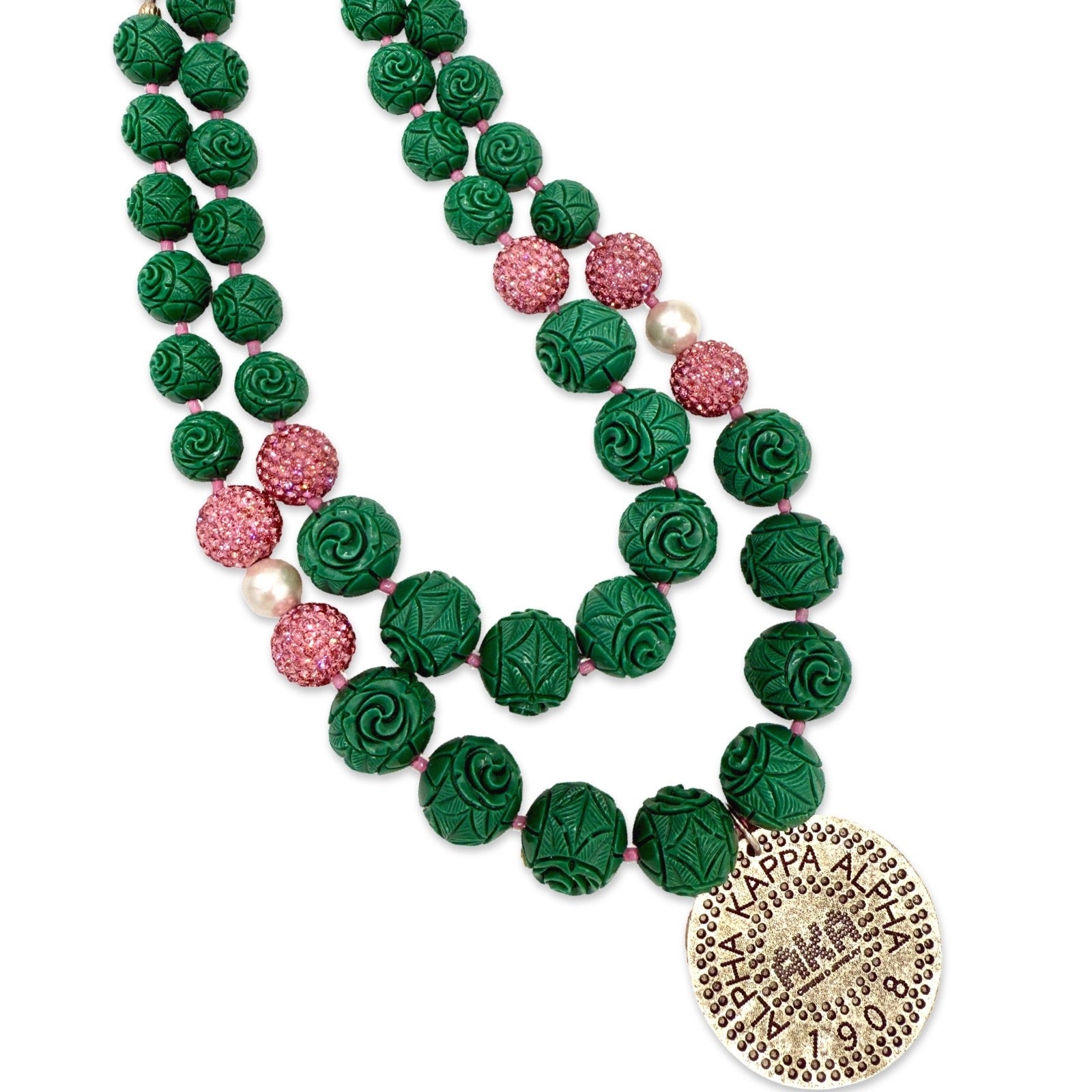 AKA Carved Lime Necklace