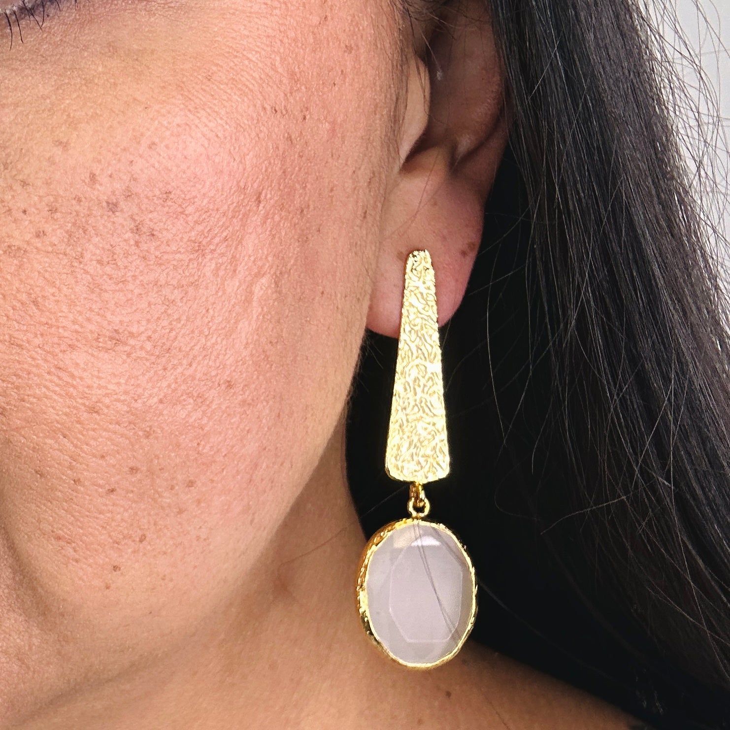 Pink Pots Earring