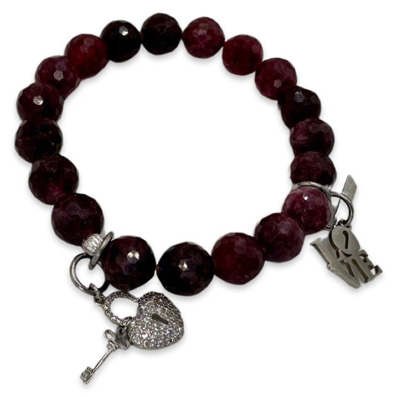 Purple Haze Bracelet Bracelets Cerese D, Inc. Silver