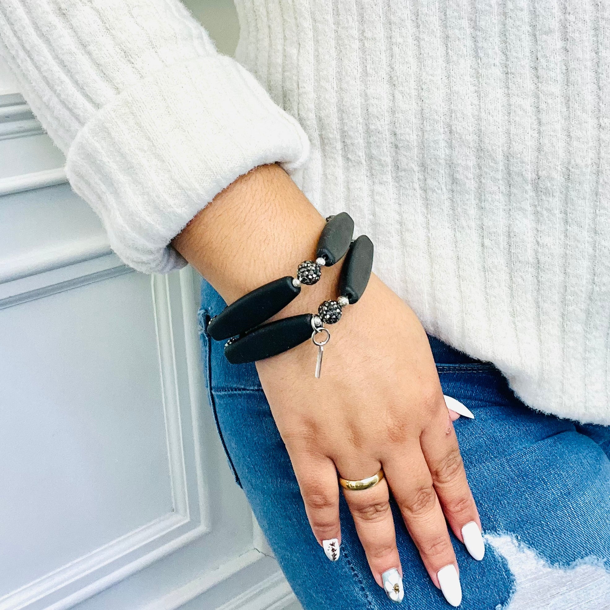 Slate Tile Bracelet