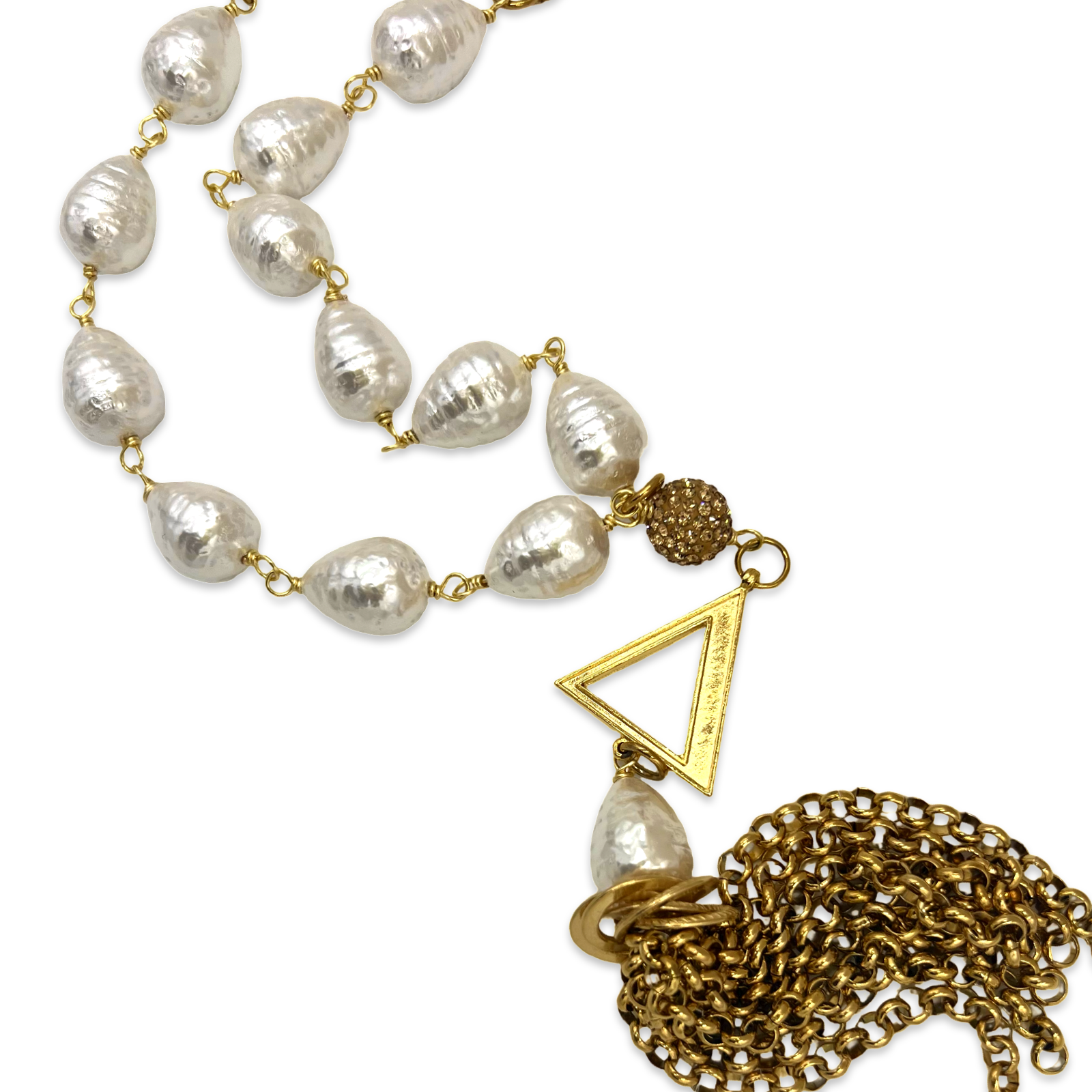 Delta Tides Tassel Necklace