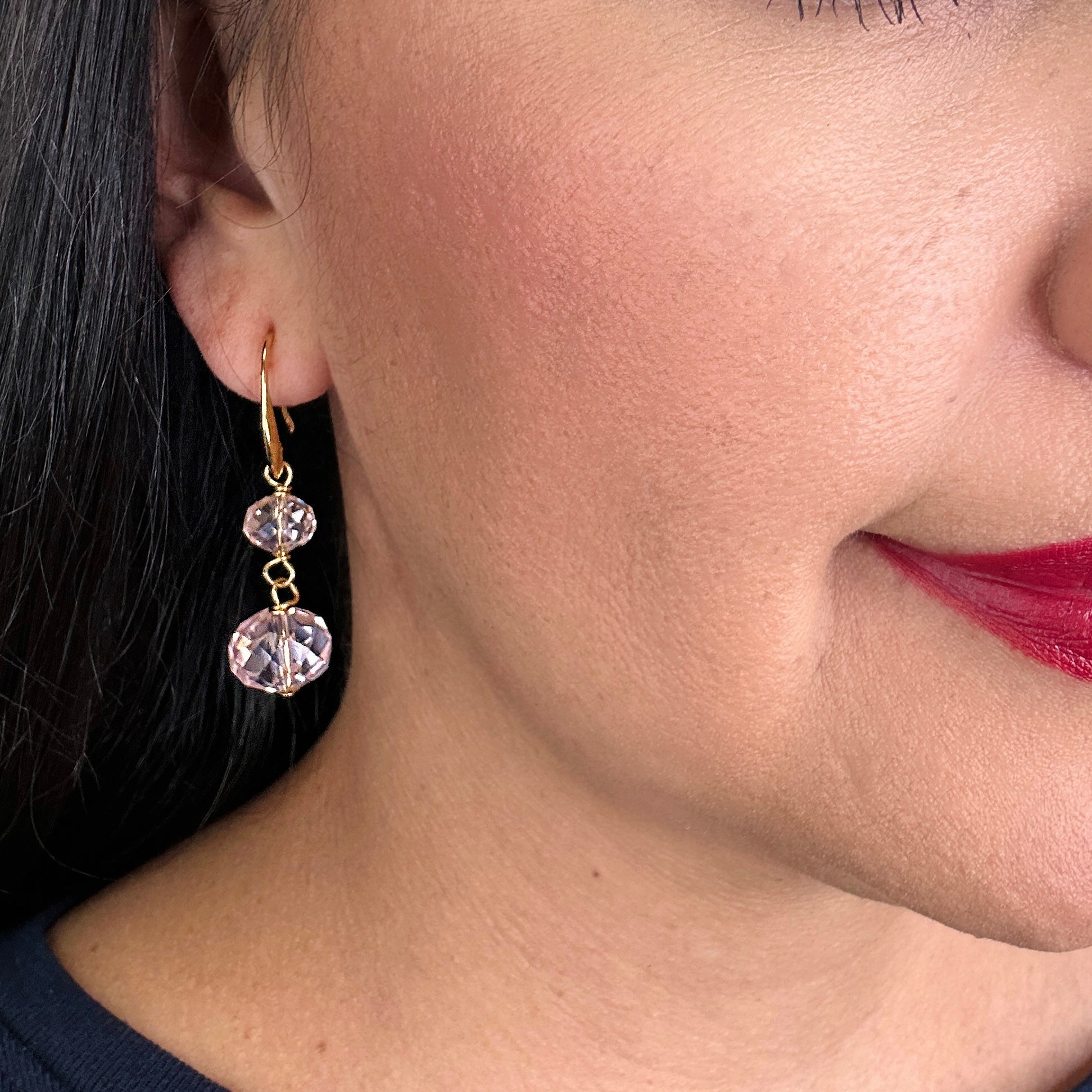 Galveston Island Pink Earring