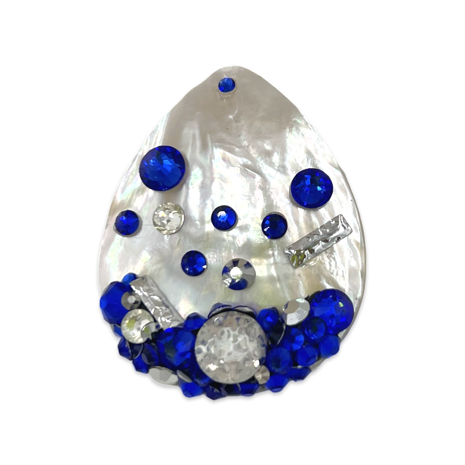 Zora Blue Glimmering Pin