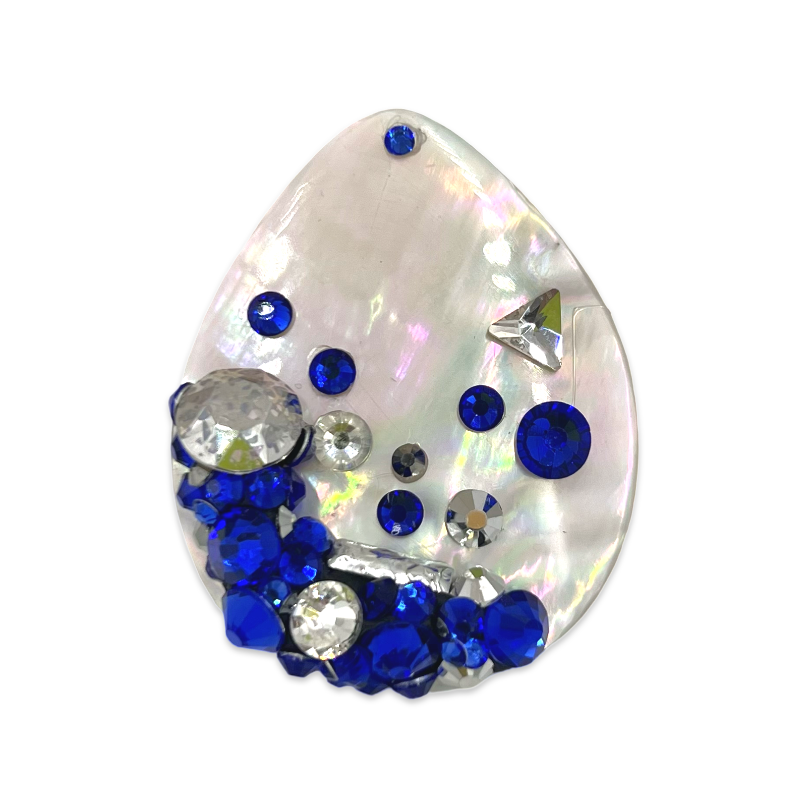 Zora Blue Glimmering Pin