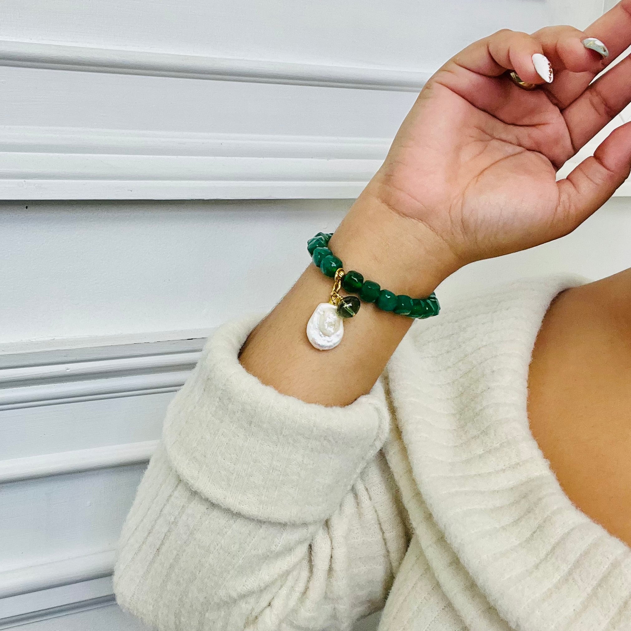 Green Streak Bracelet