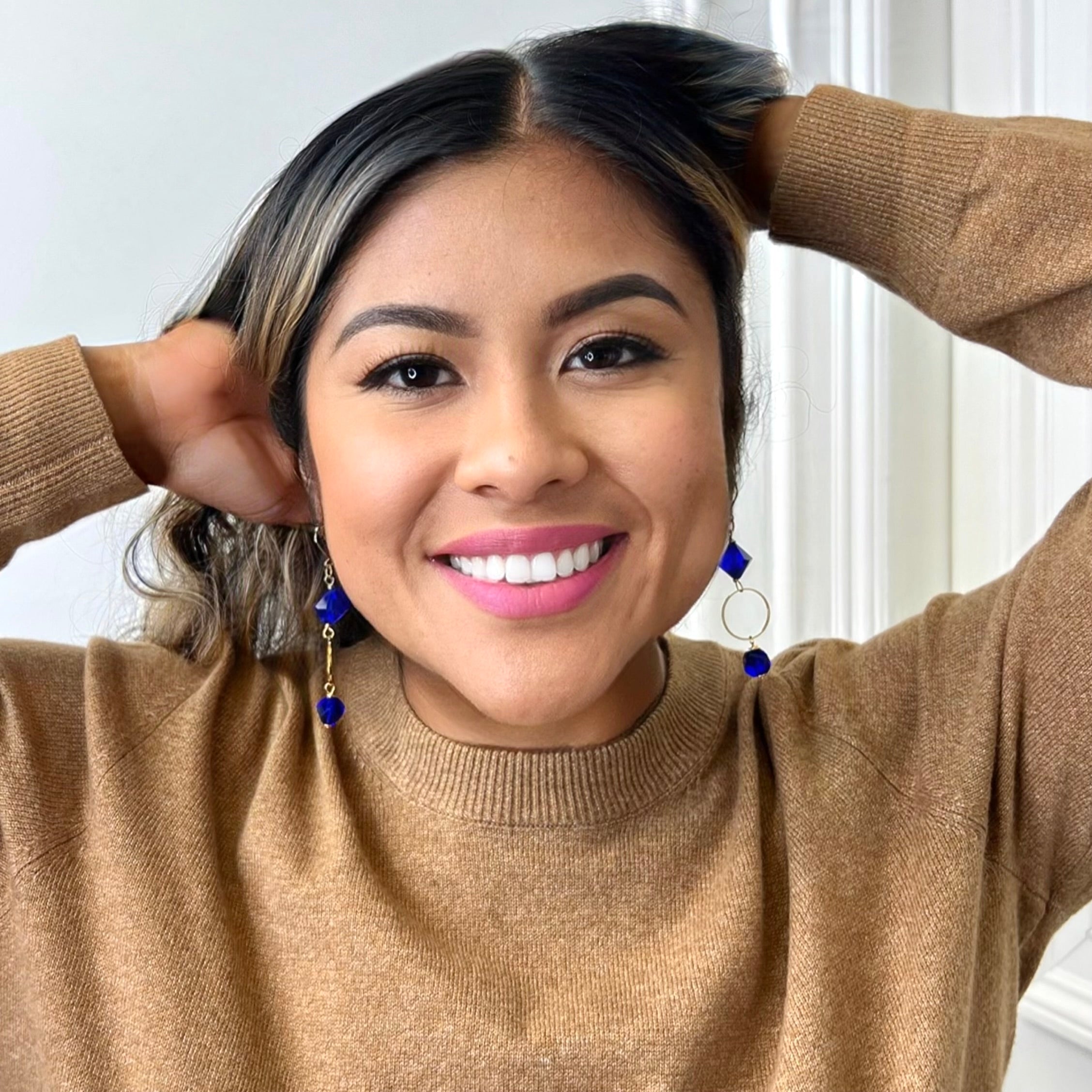 Labor Blue Fin Earrings