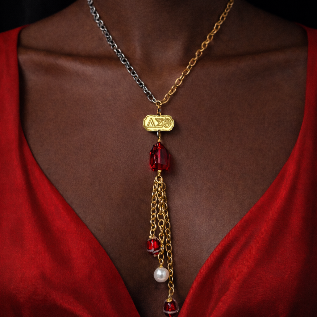 Delta Twin-Tone Necklace