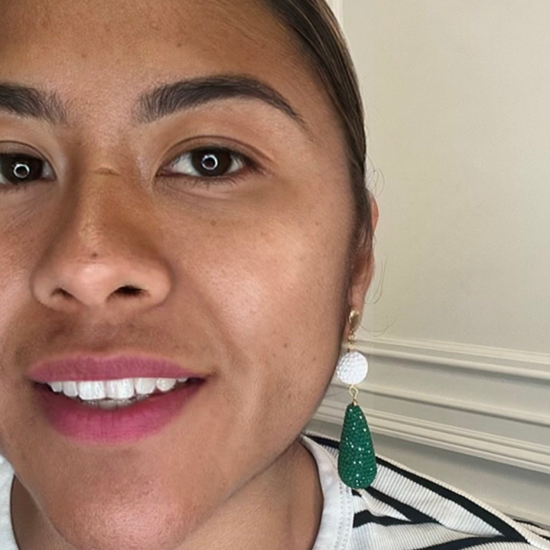 Posie Green Mix Earring