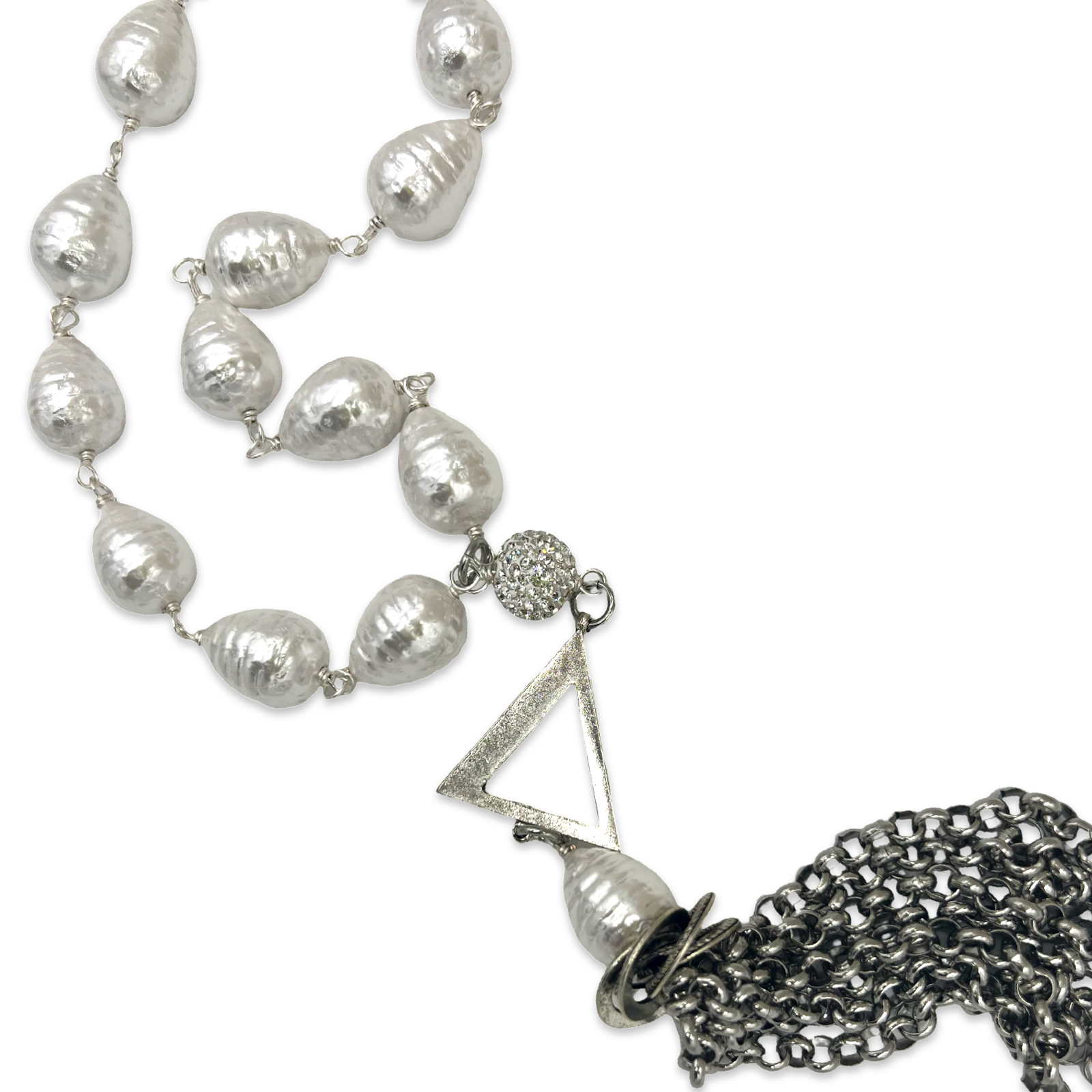 Delta Tides Tassel Necklace