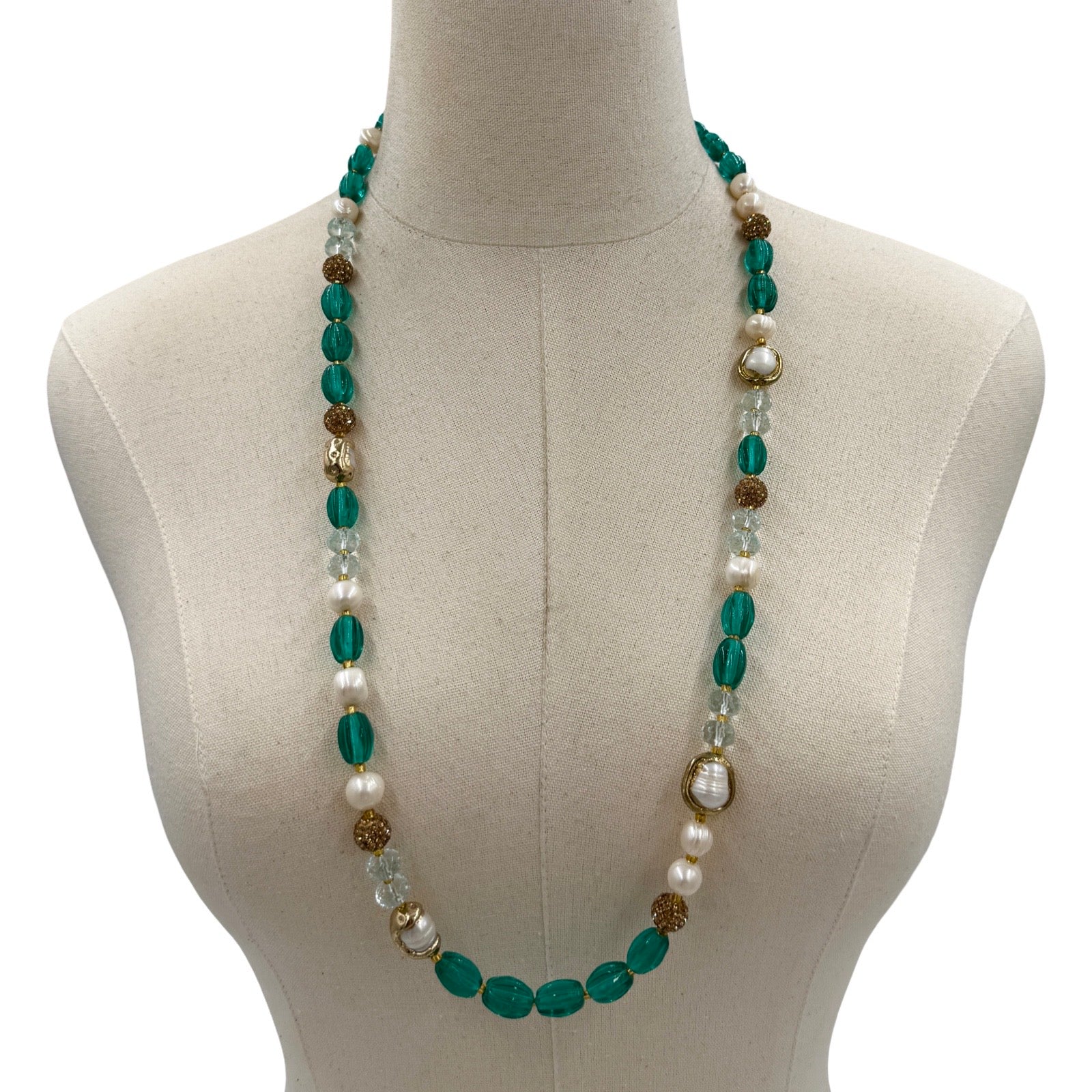 Aqua Rhalia Necklace