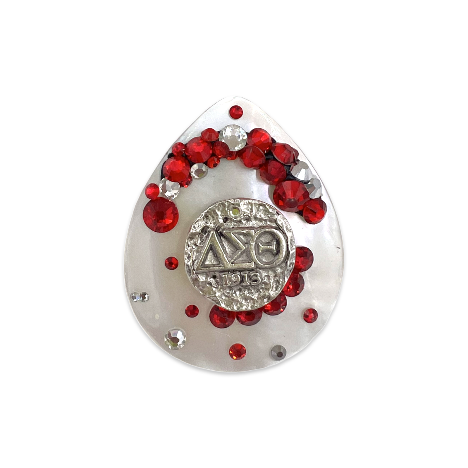 Delta Crimson Brooch
