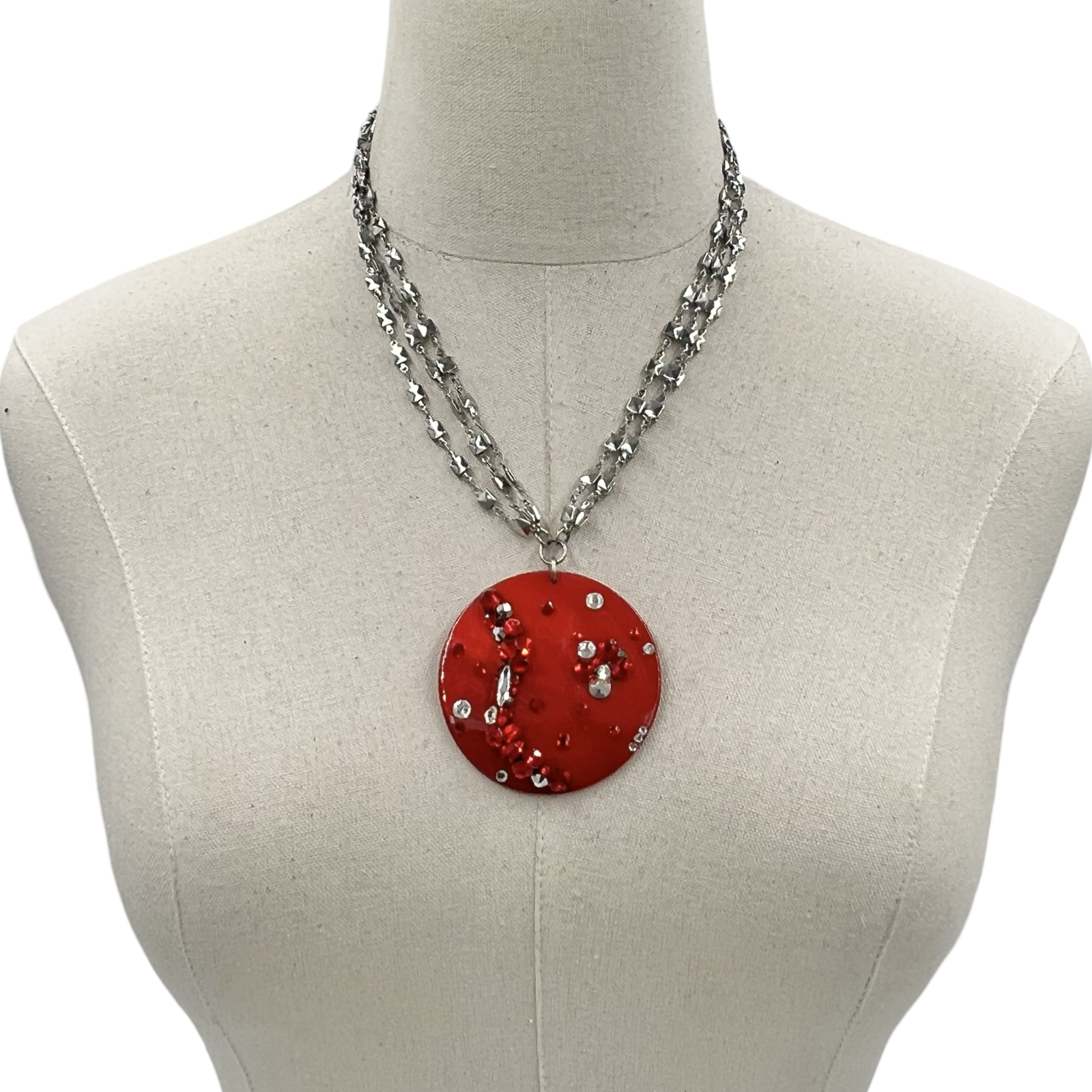 Red Distinct Necklaces