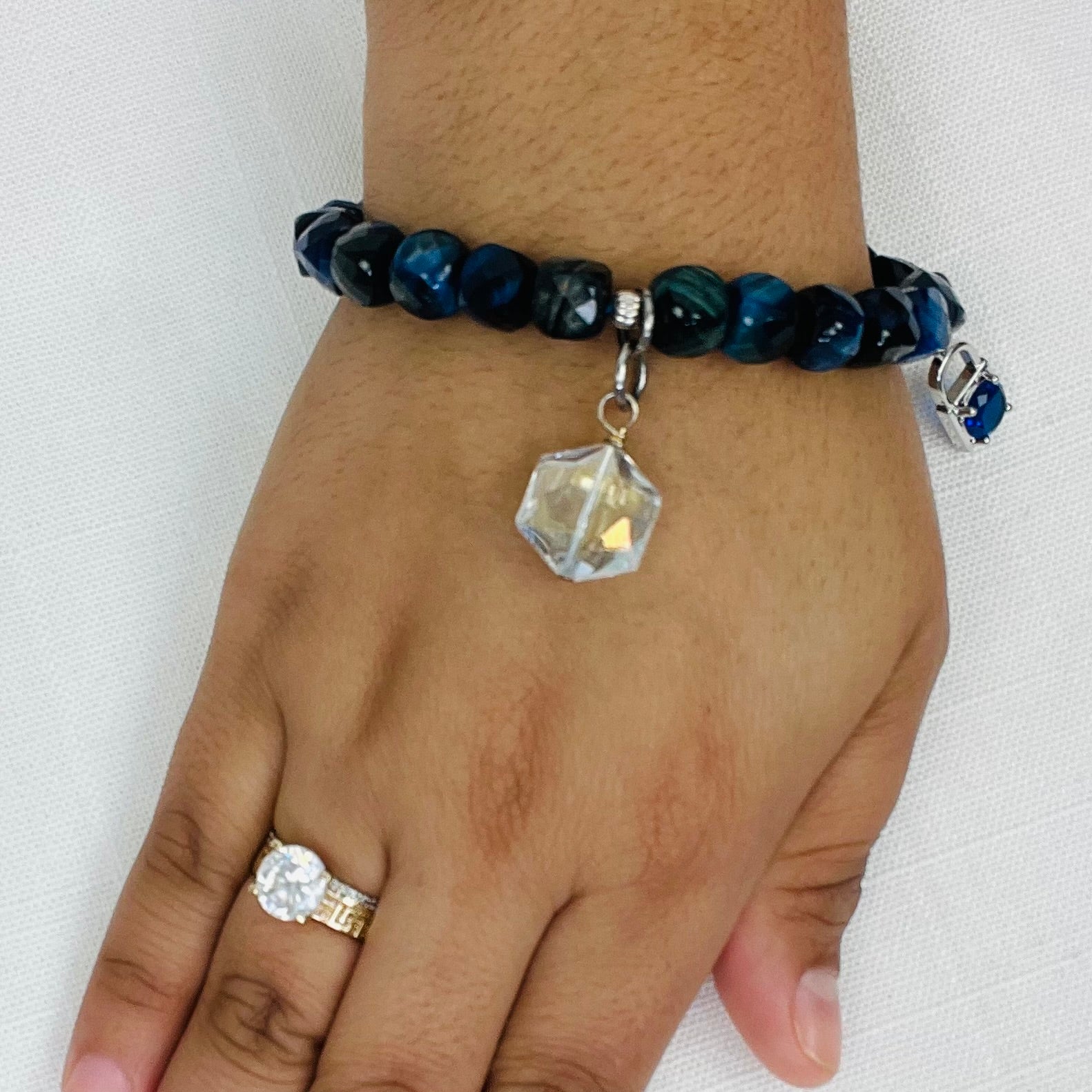 Blue Streak Lapis Bracelet