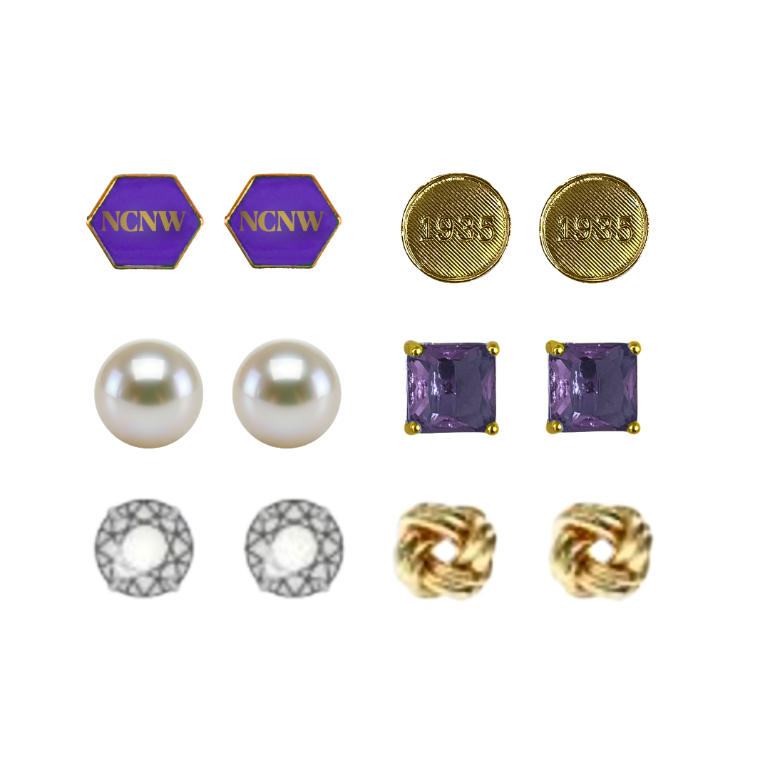 NCNW Studded Earrings