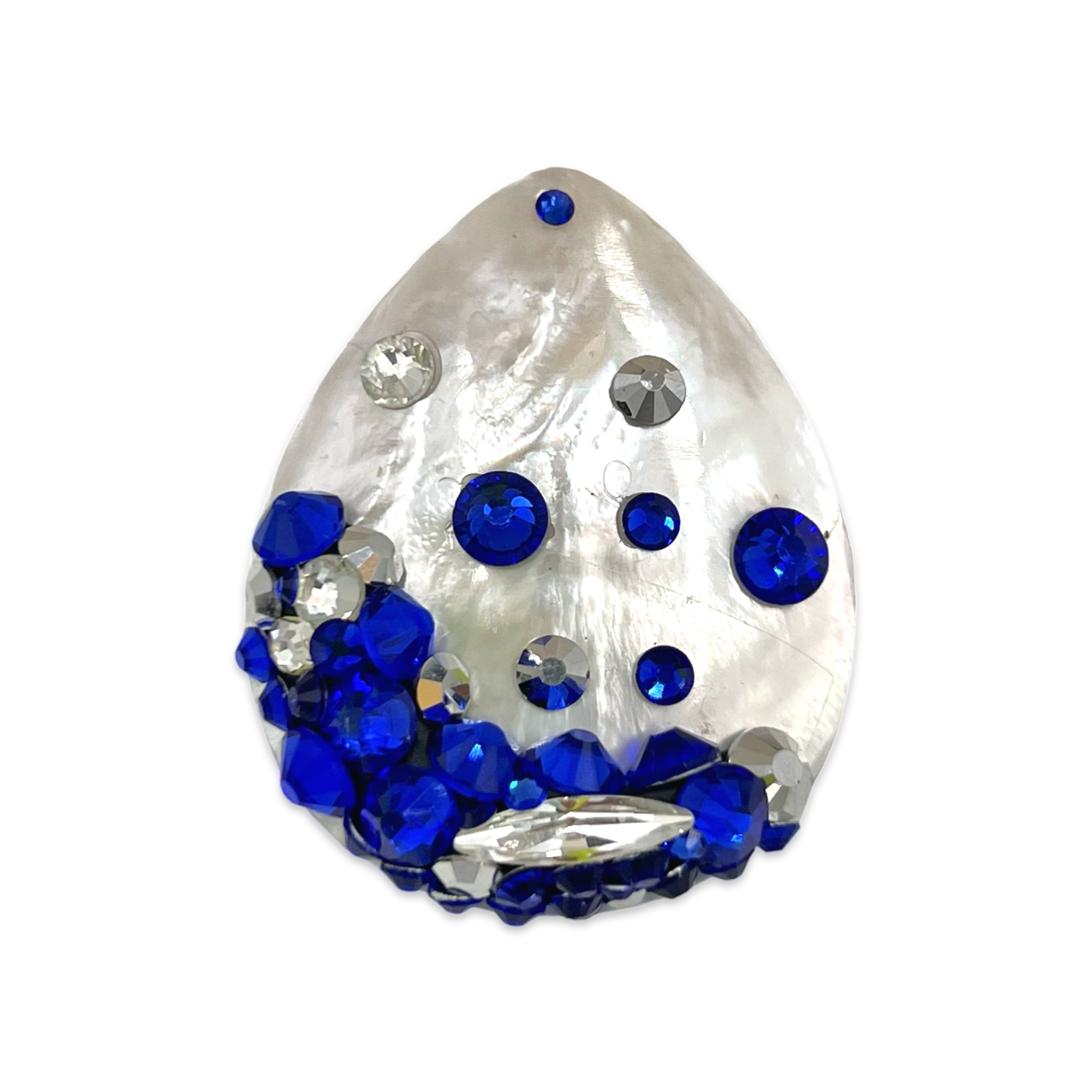 Zora Blue Glimmering Pin