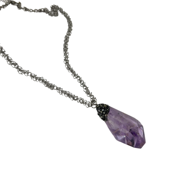 Amethyst Shower Lover Necklace OOAK Cerese D, Inc.
