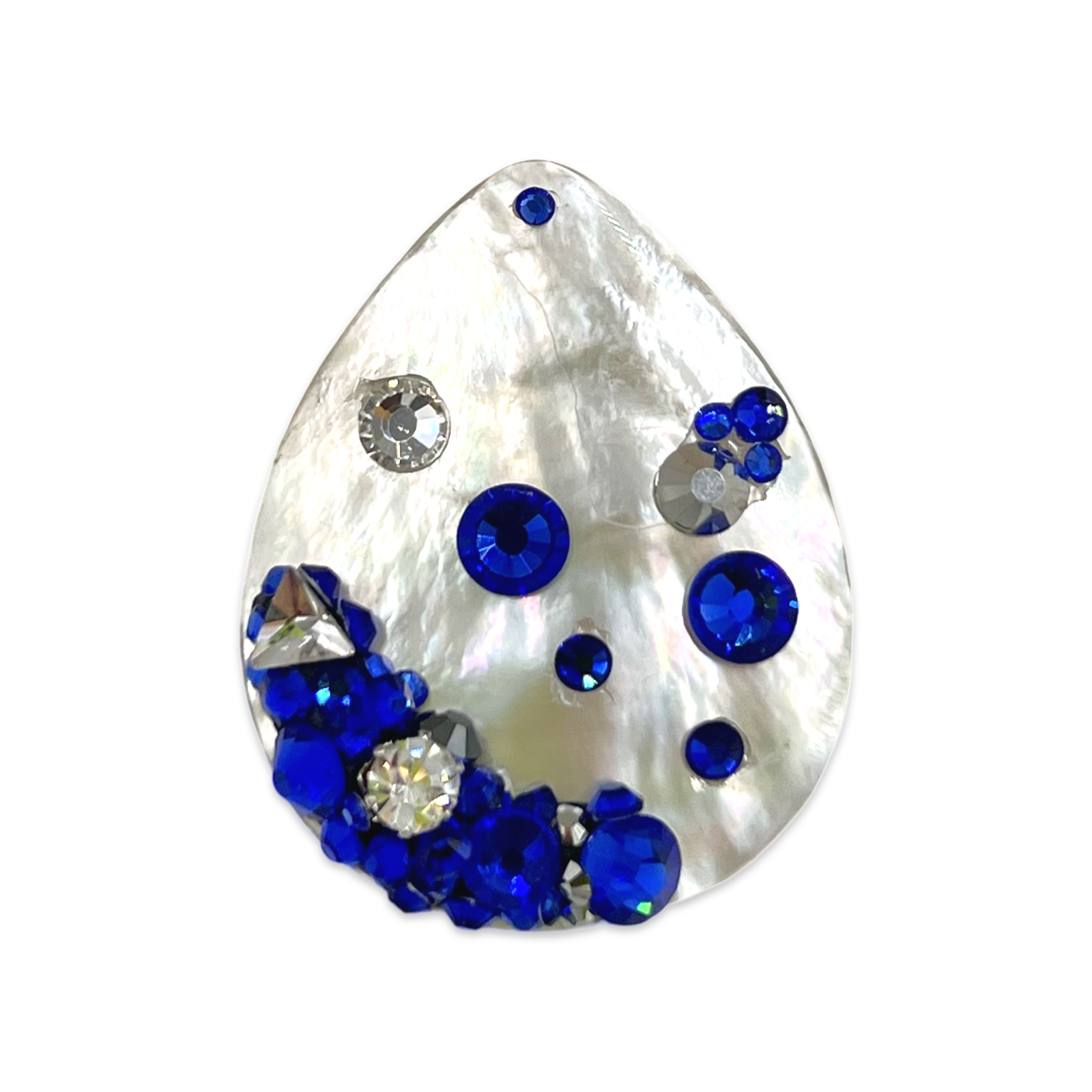 Zora Blue Glimmering Pin