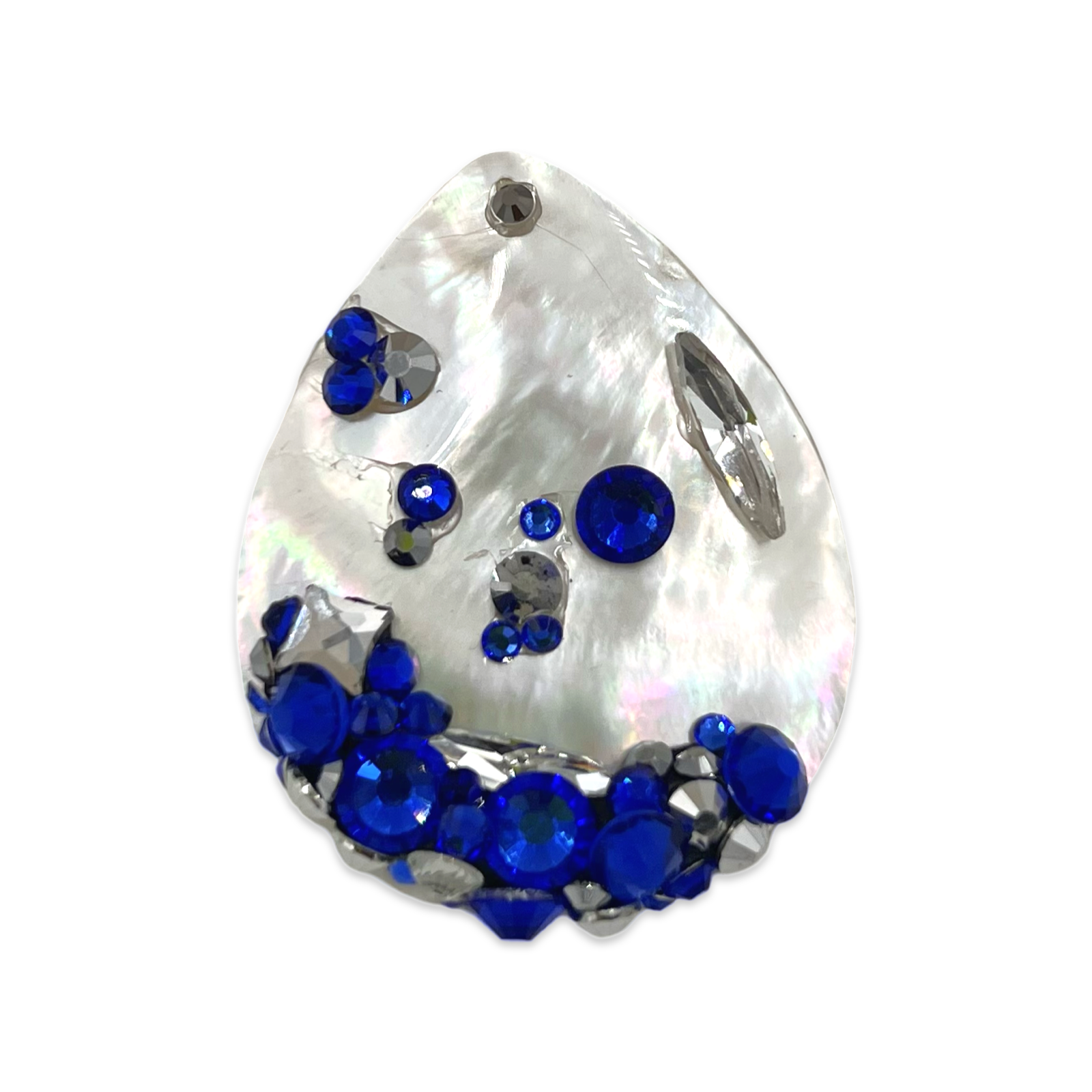 Zora Blue Glimmering Pin