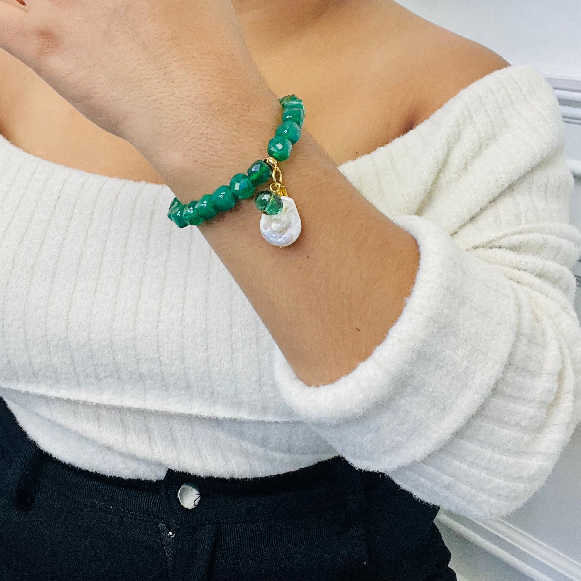 Green Streak Bracelet
