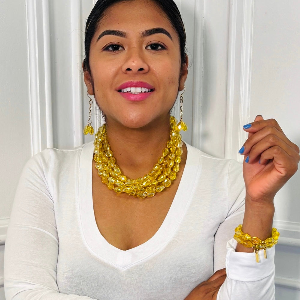 Yellow Mad Necklace