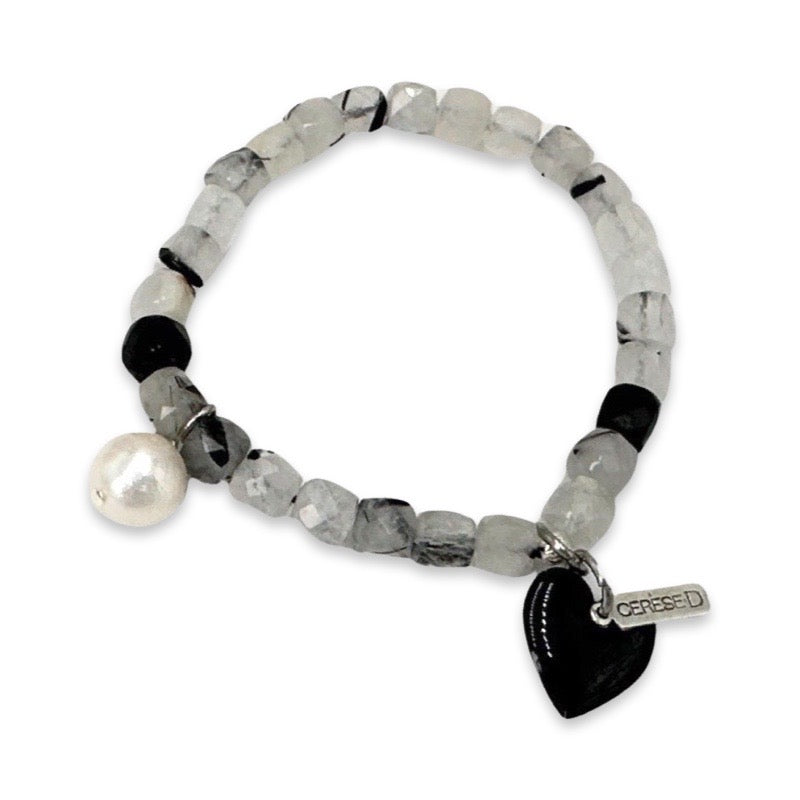 Black White Harmony Bracelet Bracelets Cerese D, Inc.