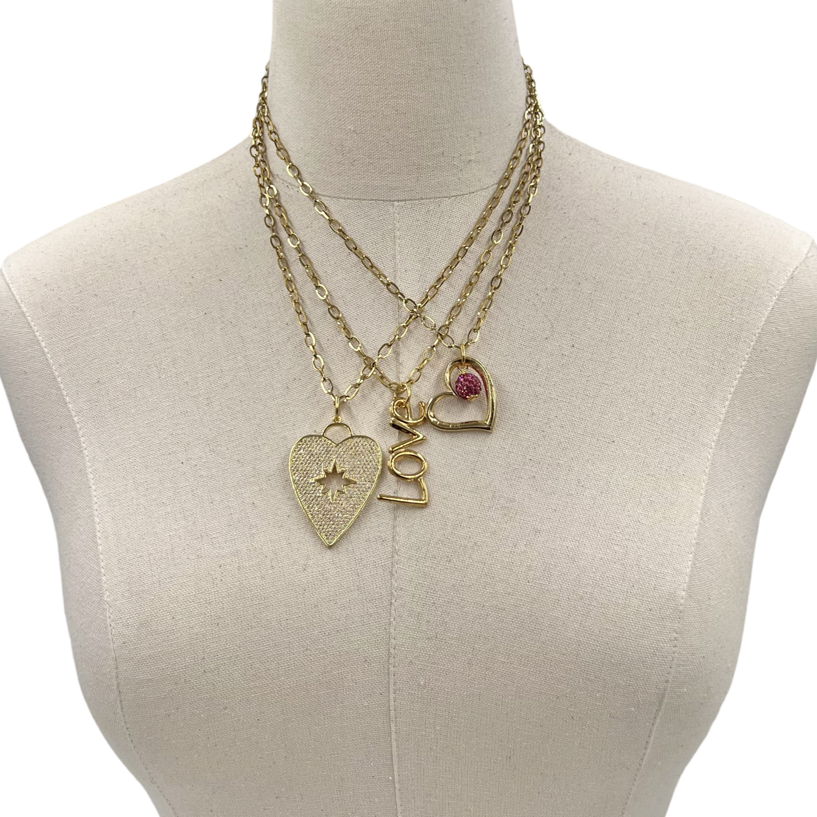 3 Hearts Necklace