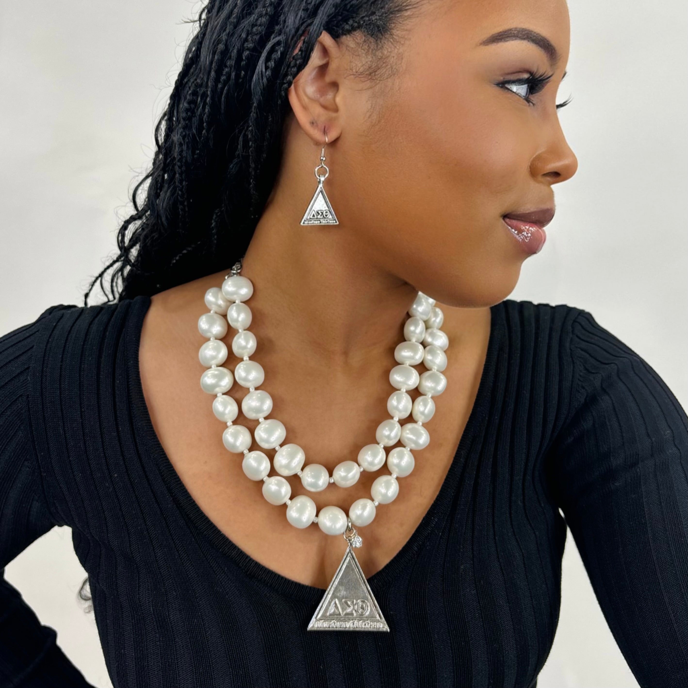 Delta Classic Pearl Double Necklace