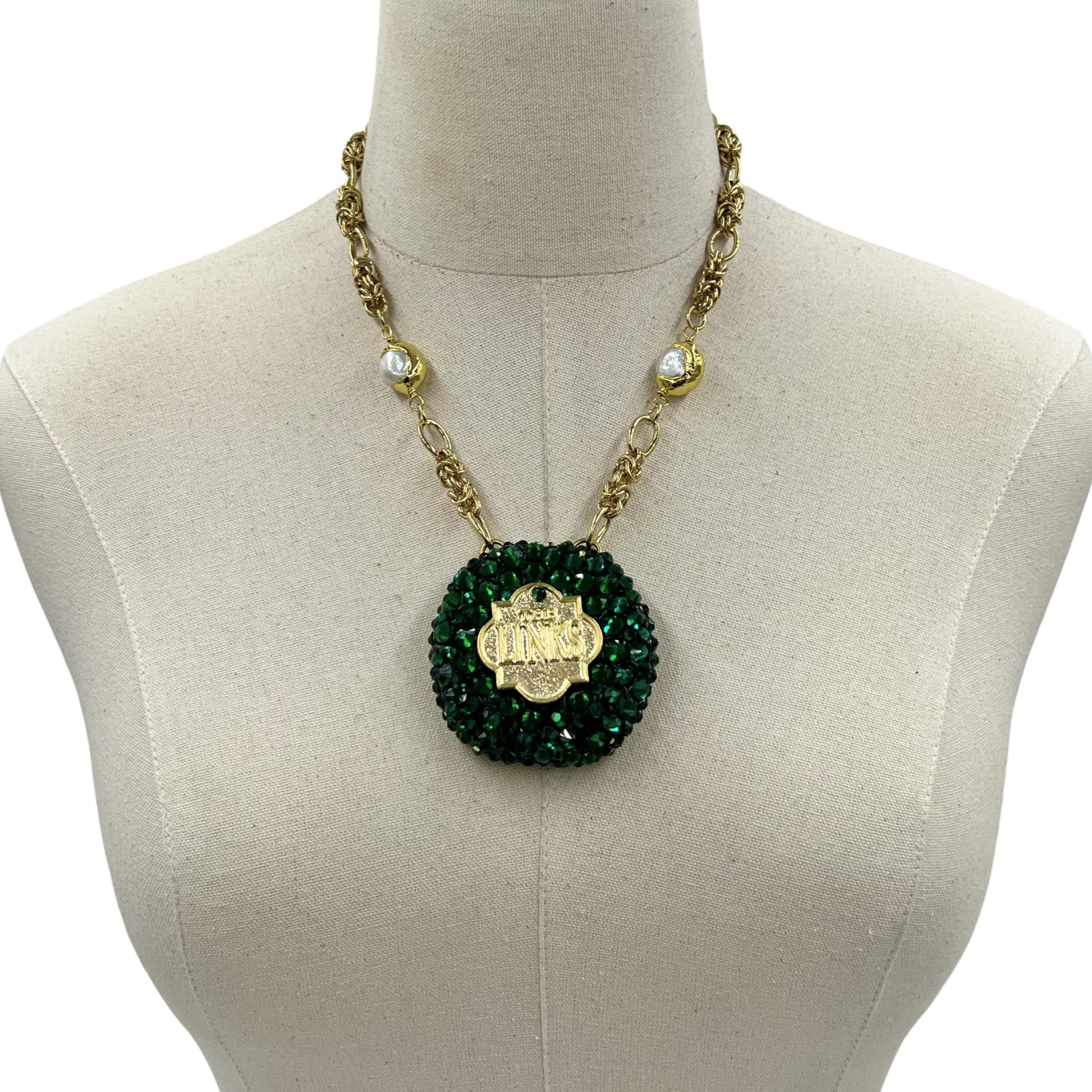 Links Book Bling Necklace