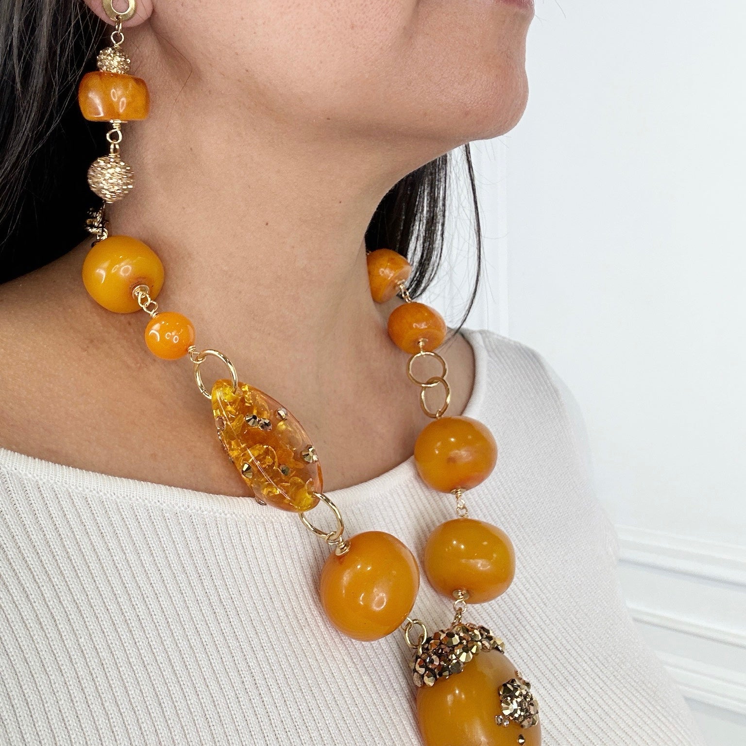 Anastasia Amber Necklace