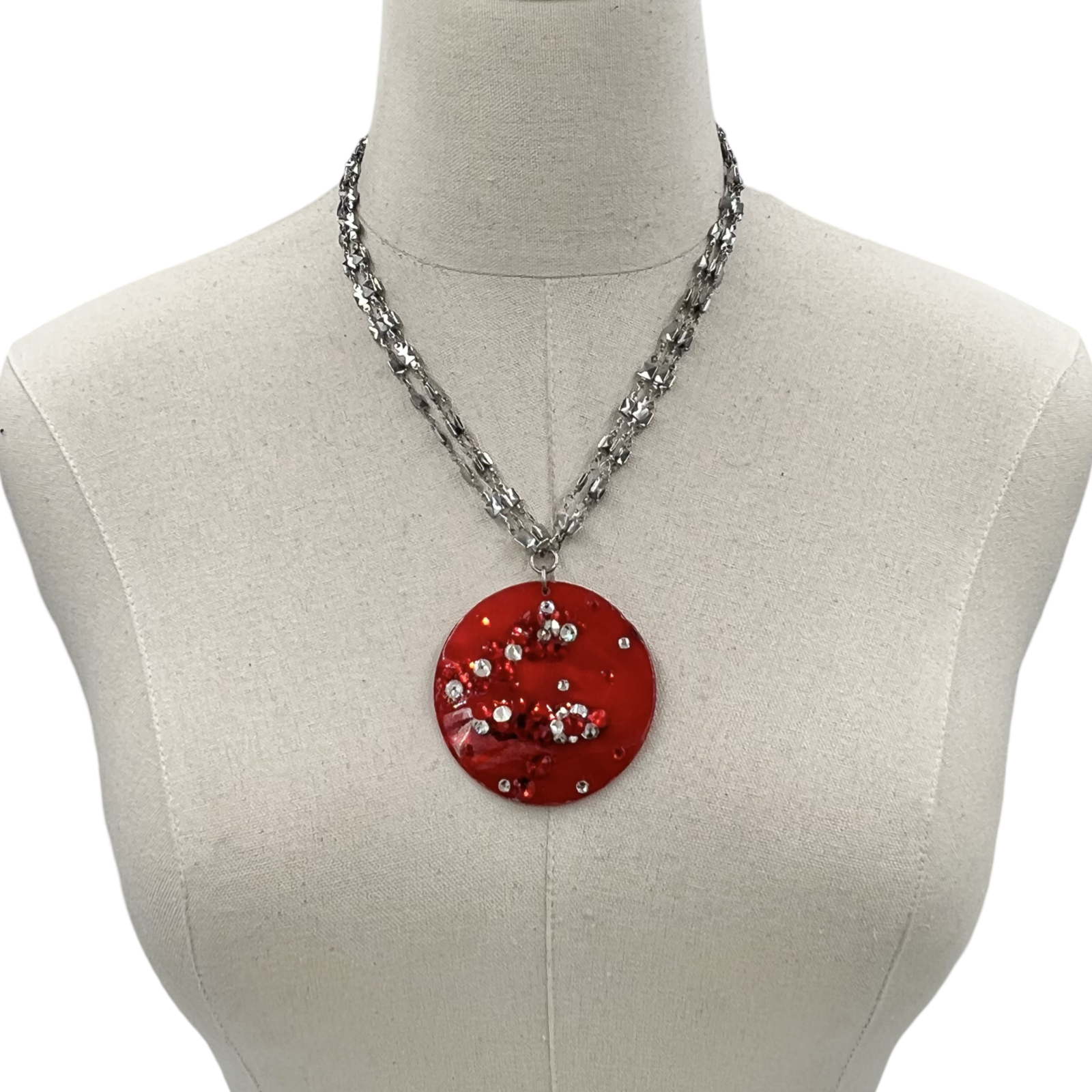 Red Distinct Necklaces