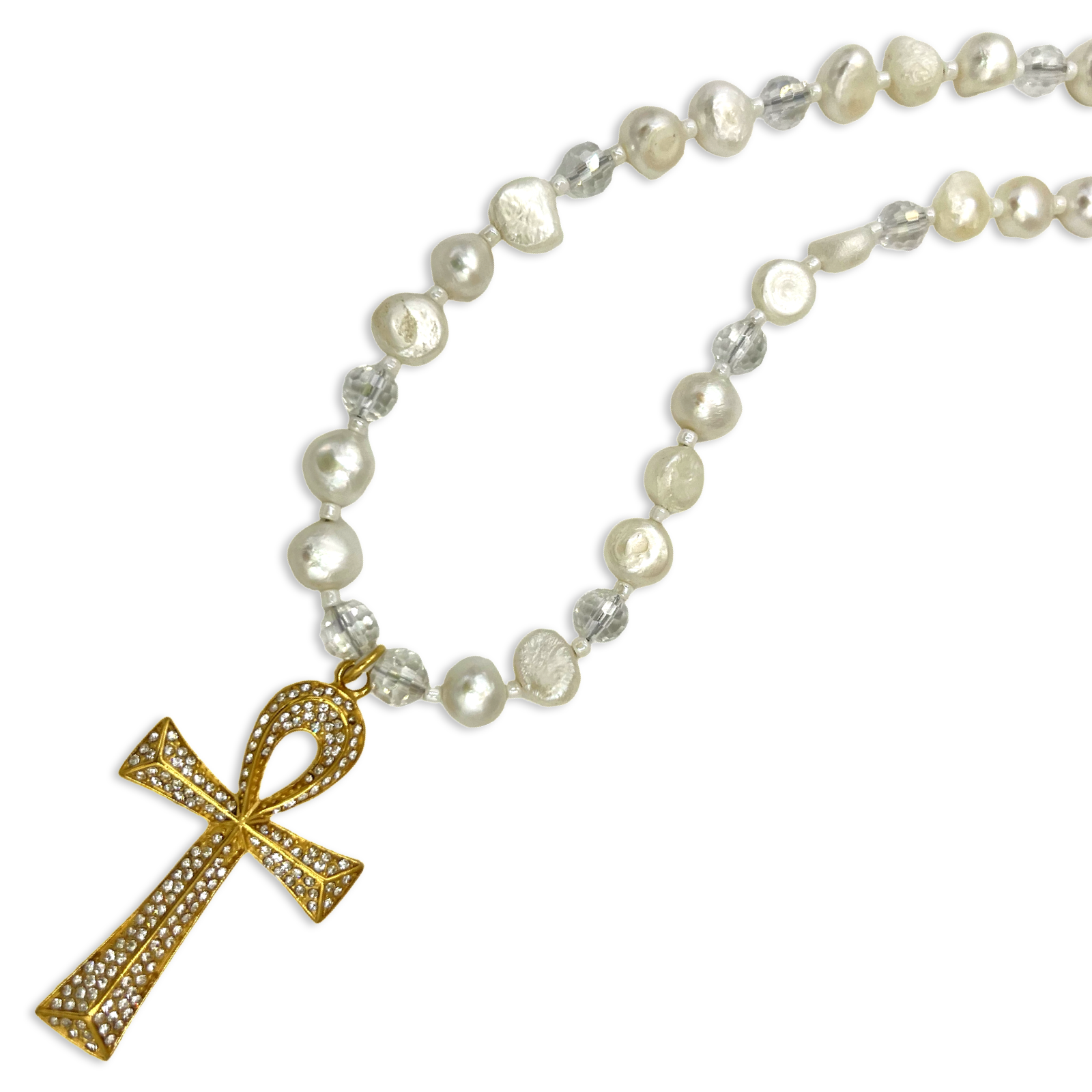 Halo Cross Necklace