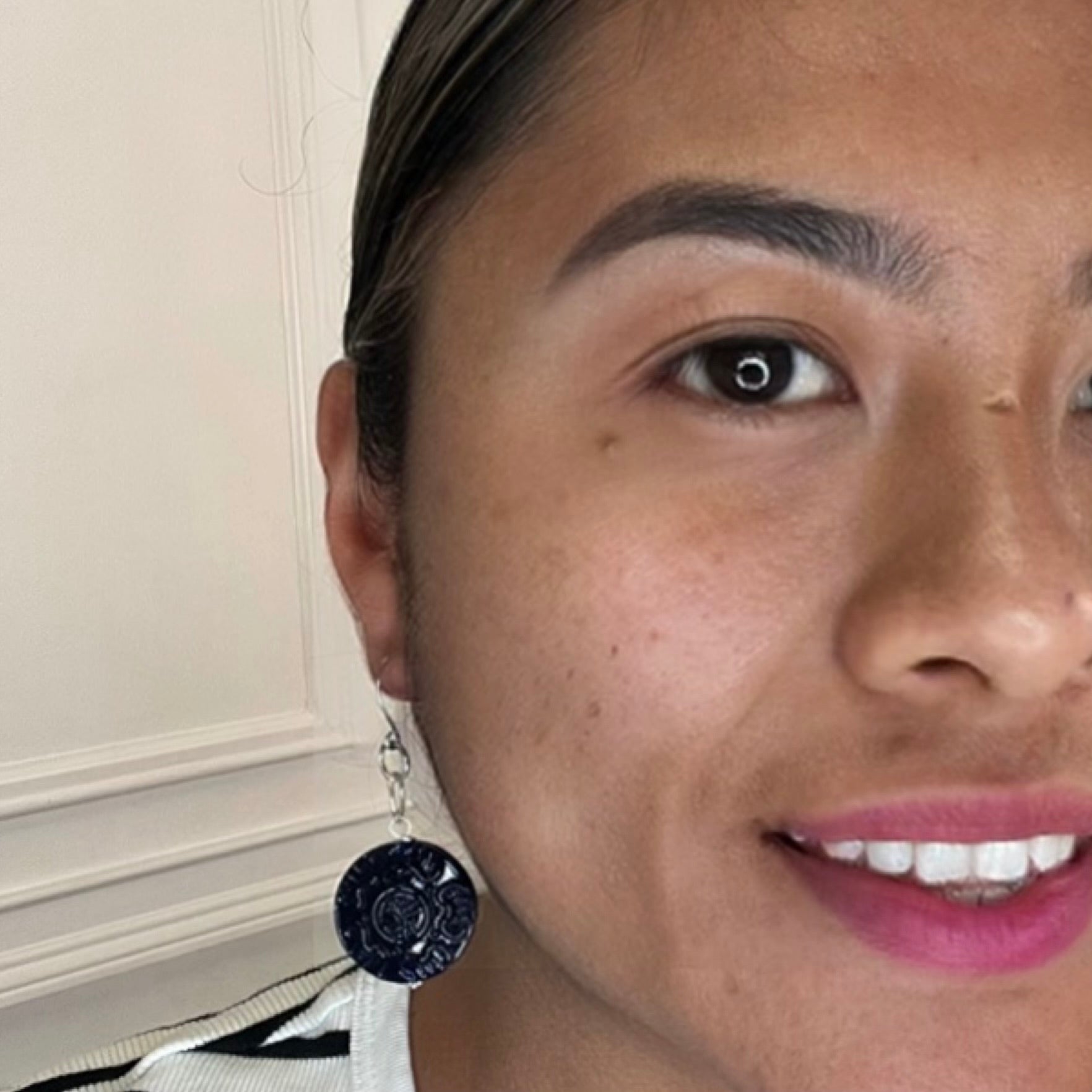 Labor Blue Brite Earring