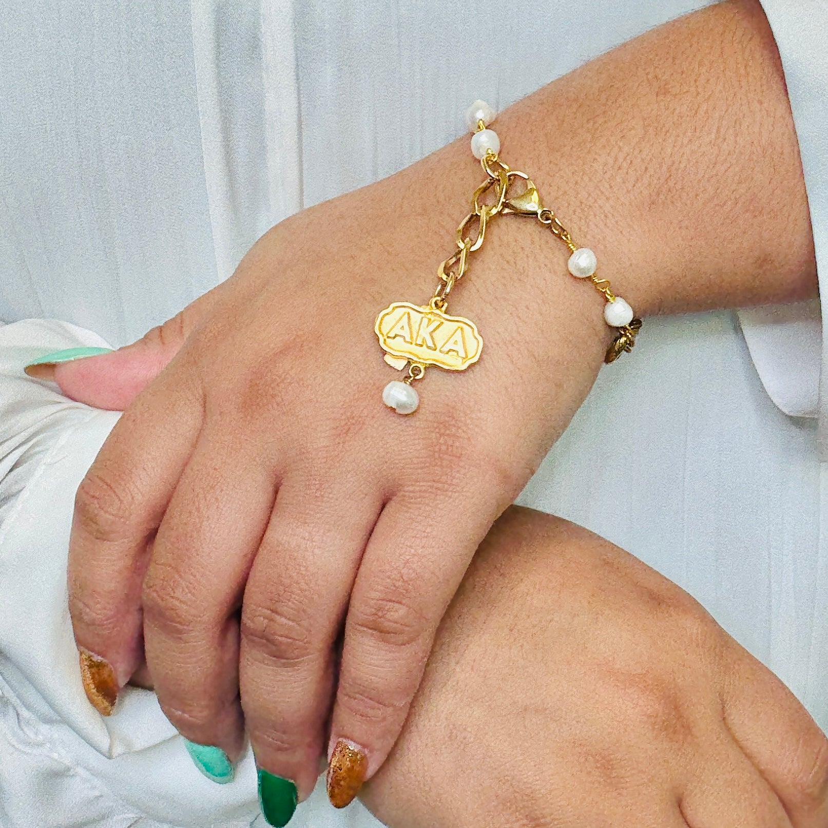 AKA Madrid Pearl Bracelet