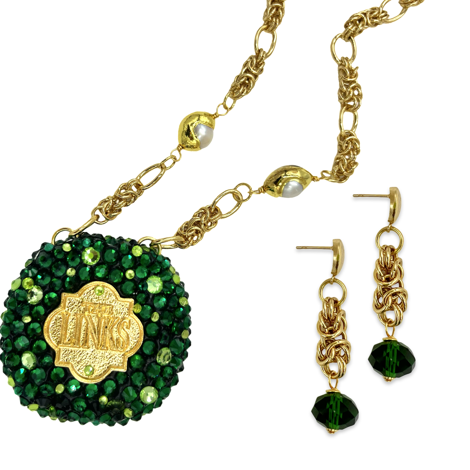Links Book Bling Necklace