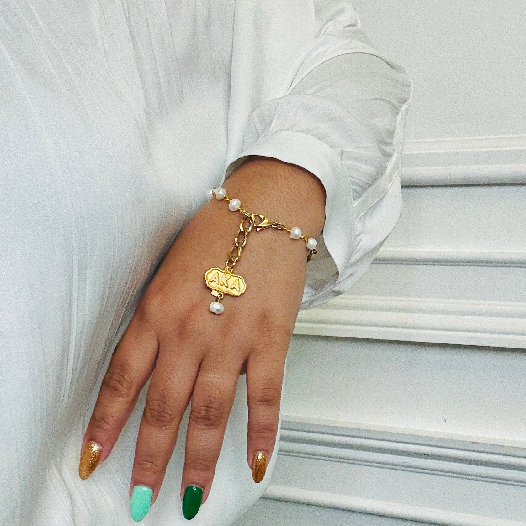 AKA Madrid Pearl Bracelet