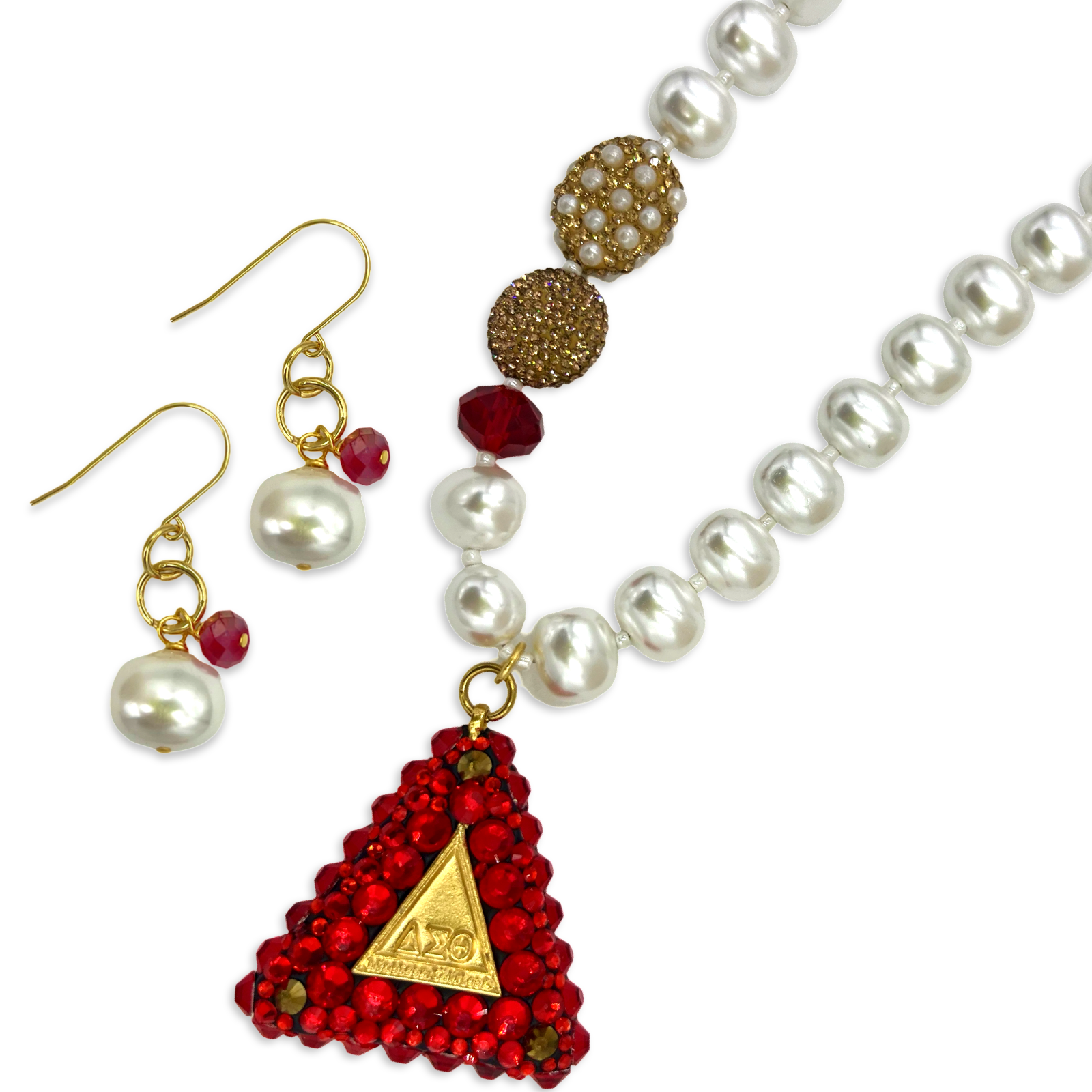 Delta Red Blaze Necklace