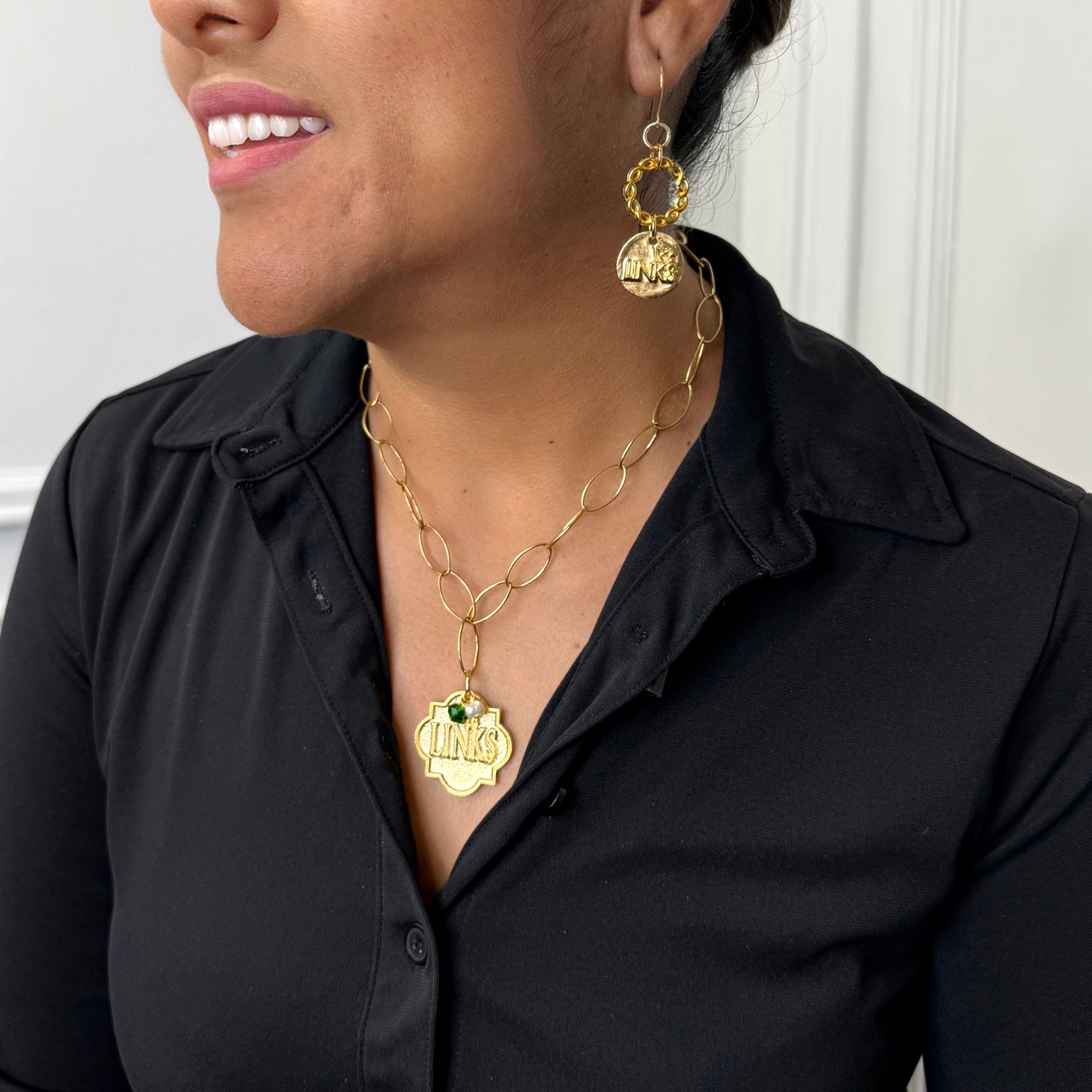 Links Oval Essence Necklace