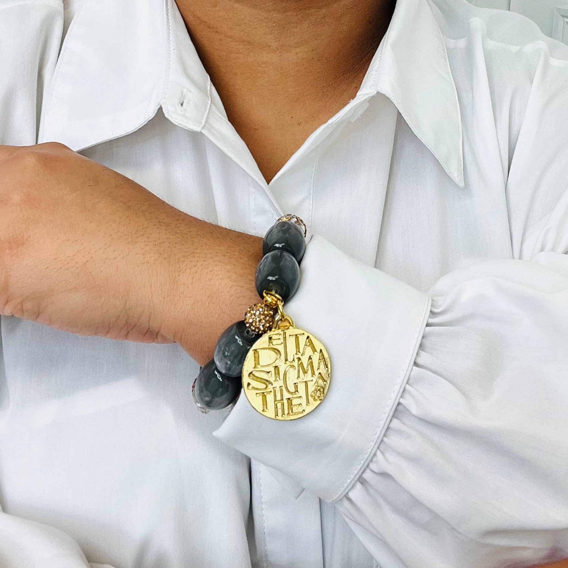 Delta Diva Grey Bracelet