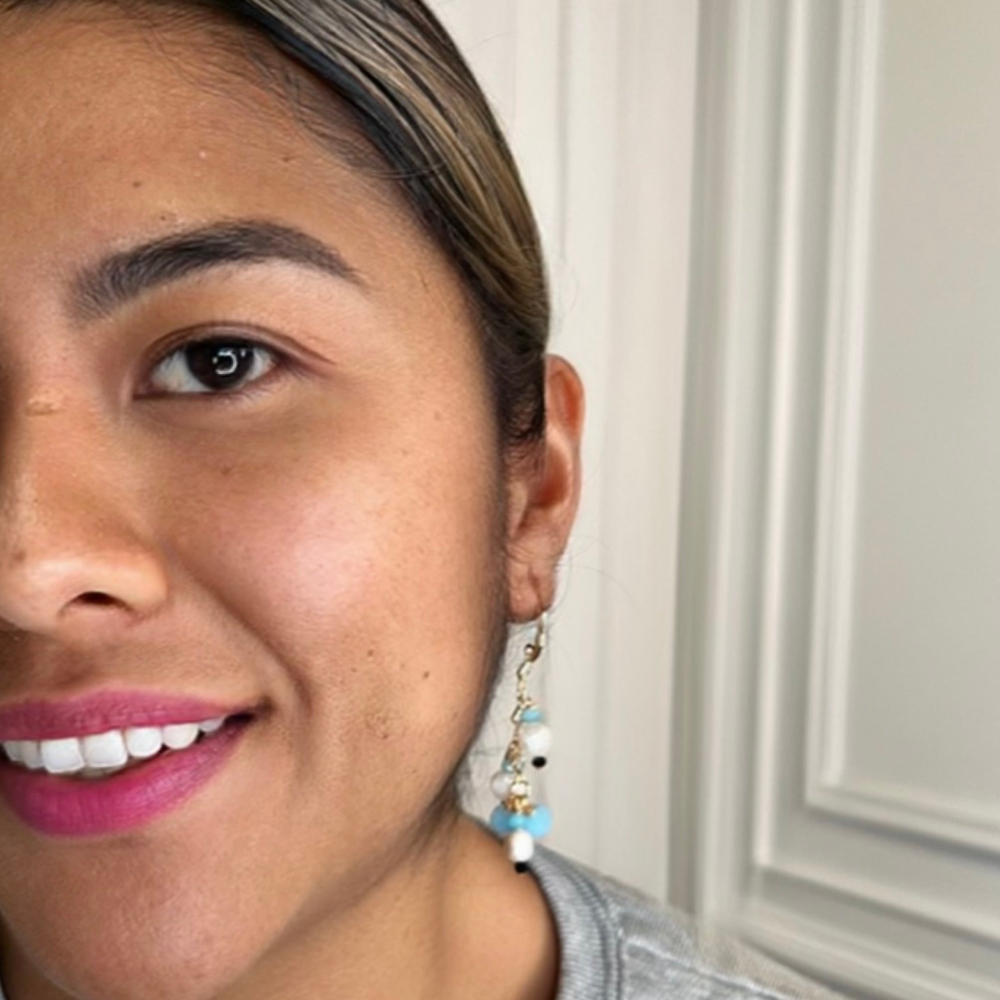 Lady Bird Freshwater Pearl Earrings