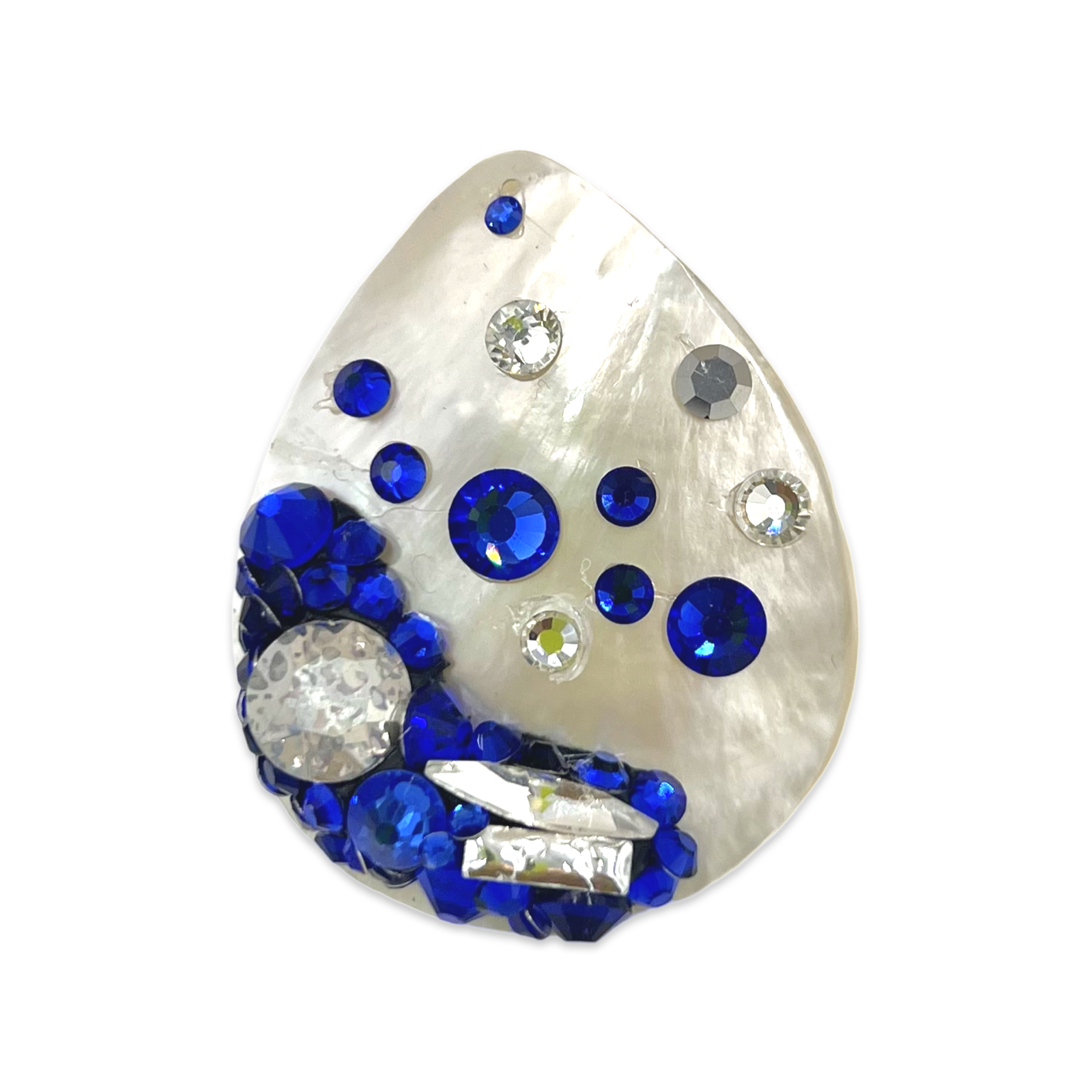 Zora Blue Glimmering Pin
