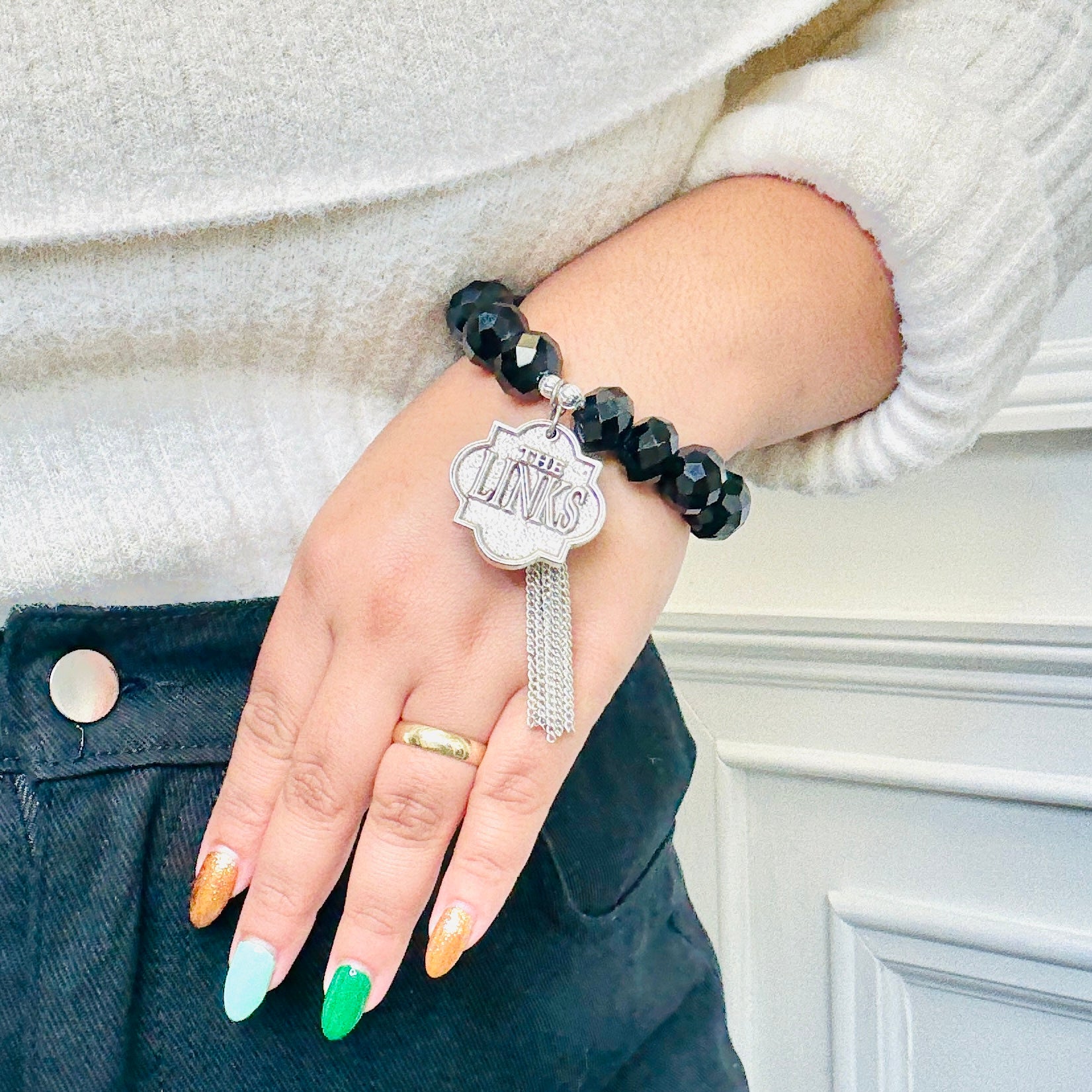 Links Black Casper Bracelet