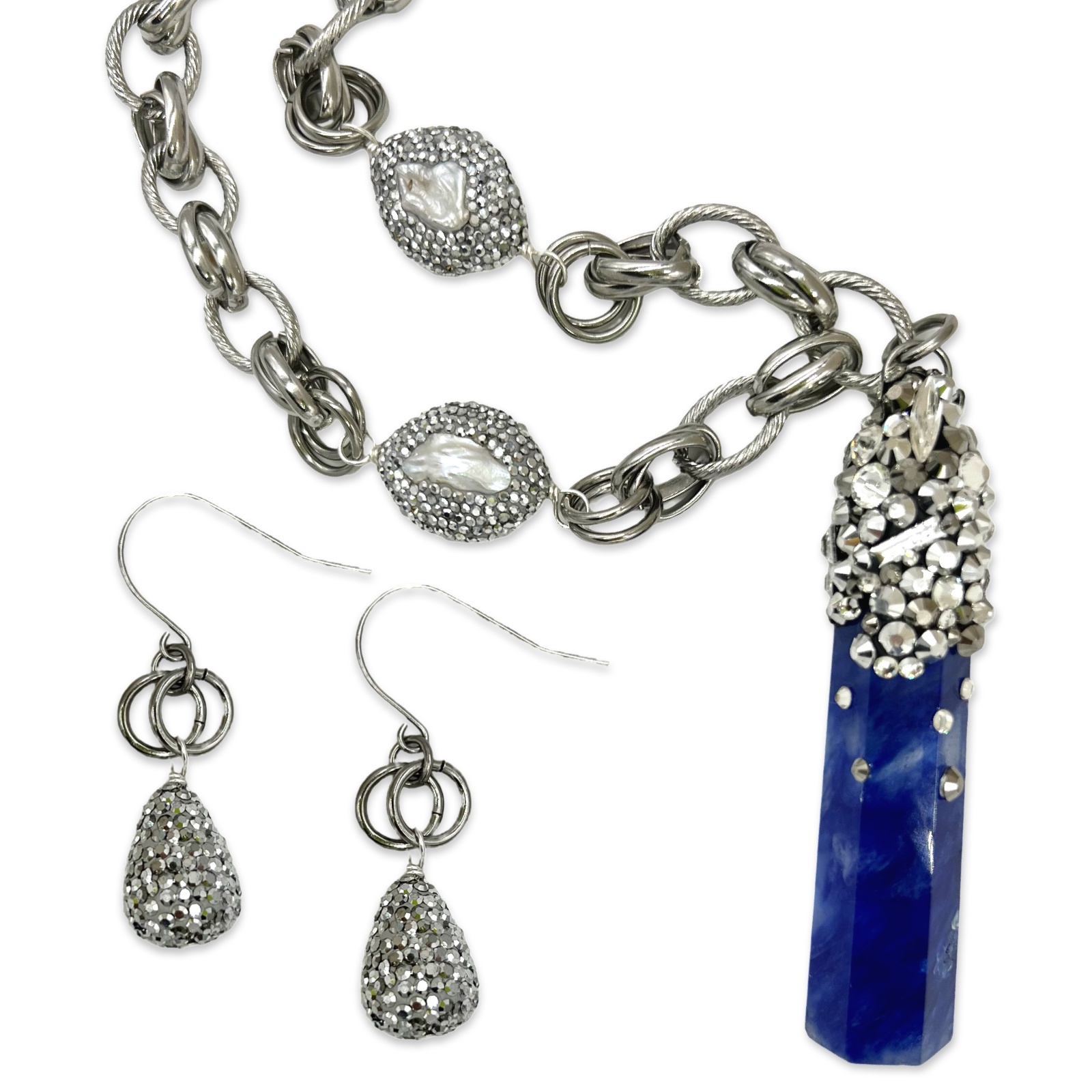 Blue Light Sky Necklace