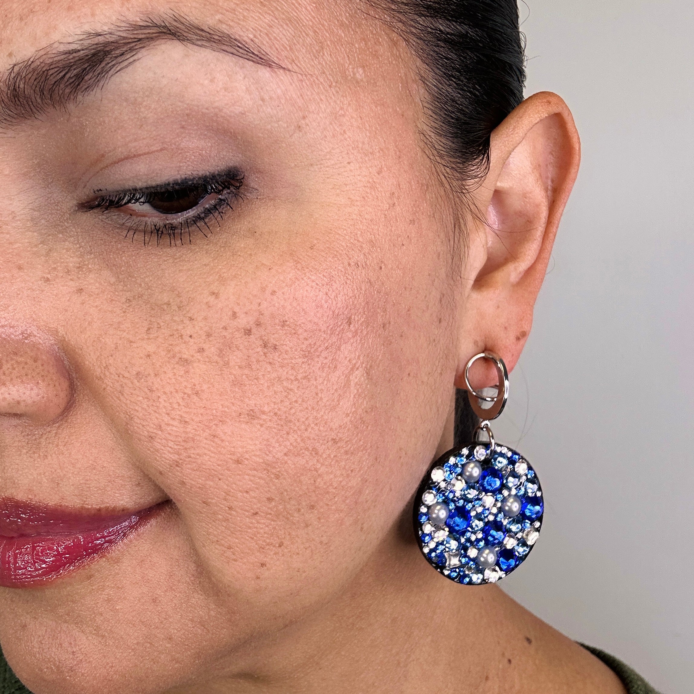 Flash Blue Earring