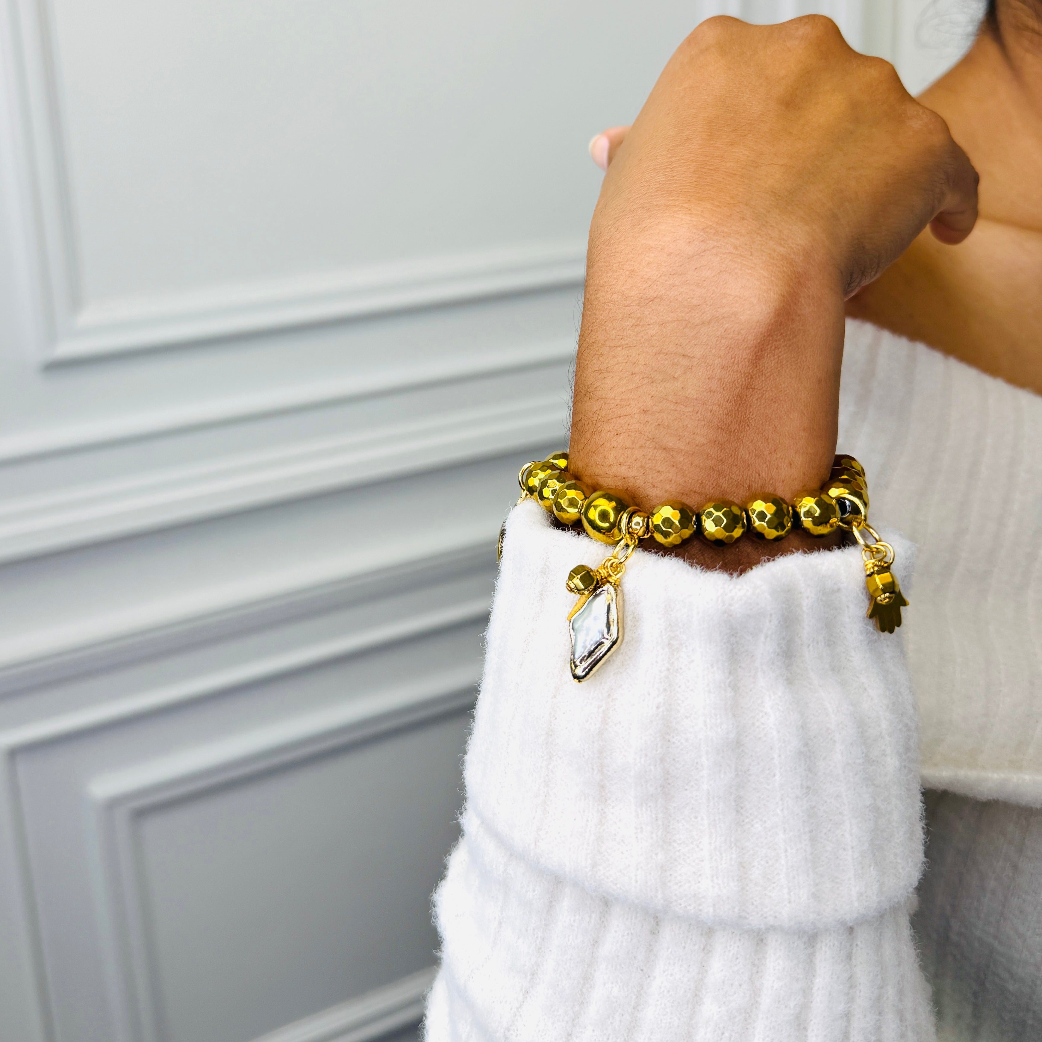 Fresh Gold Rod Bracelet