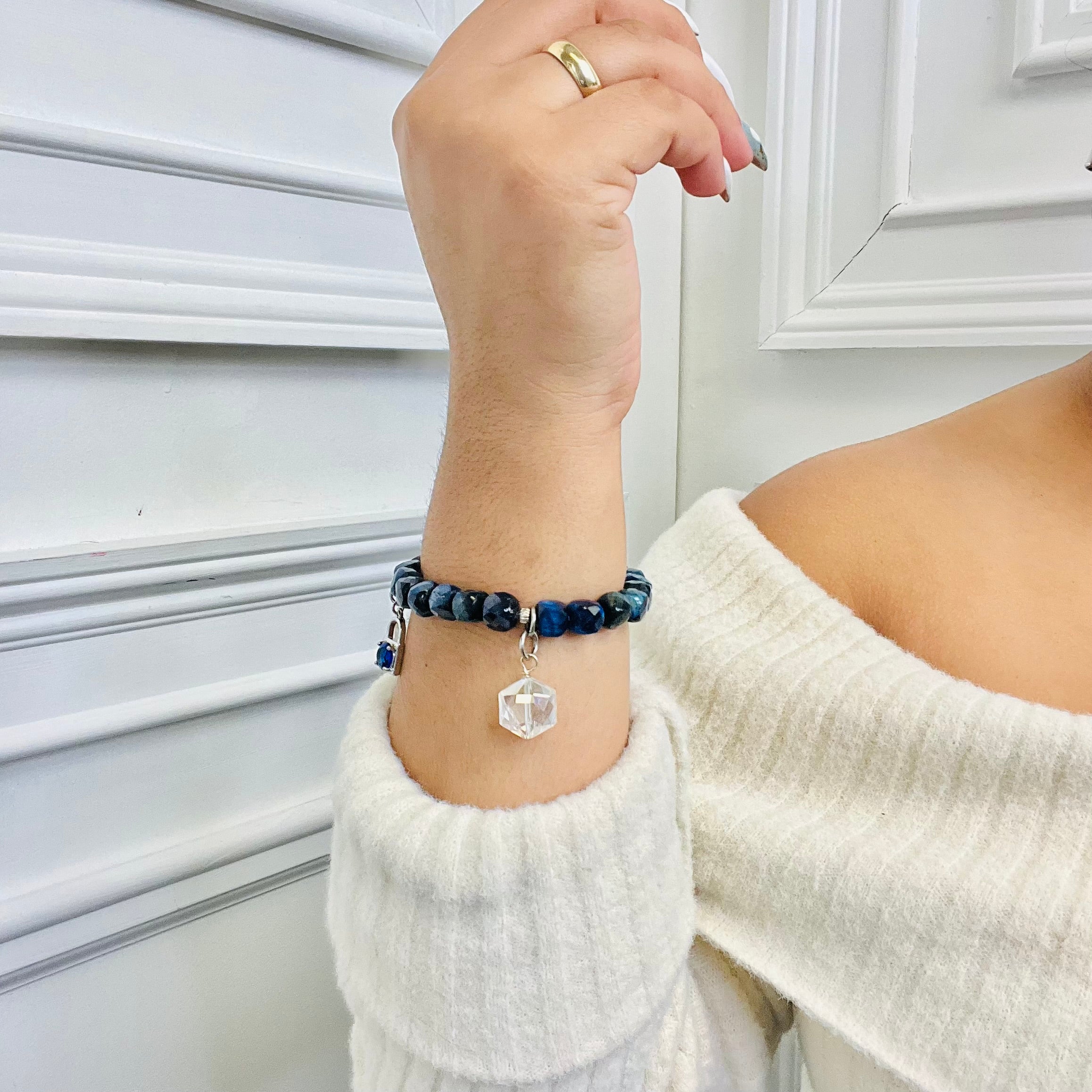 Blue Streak Lapis Bracelet